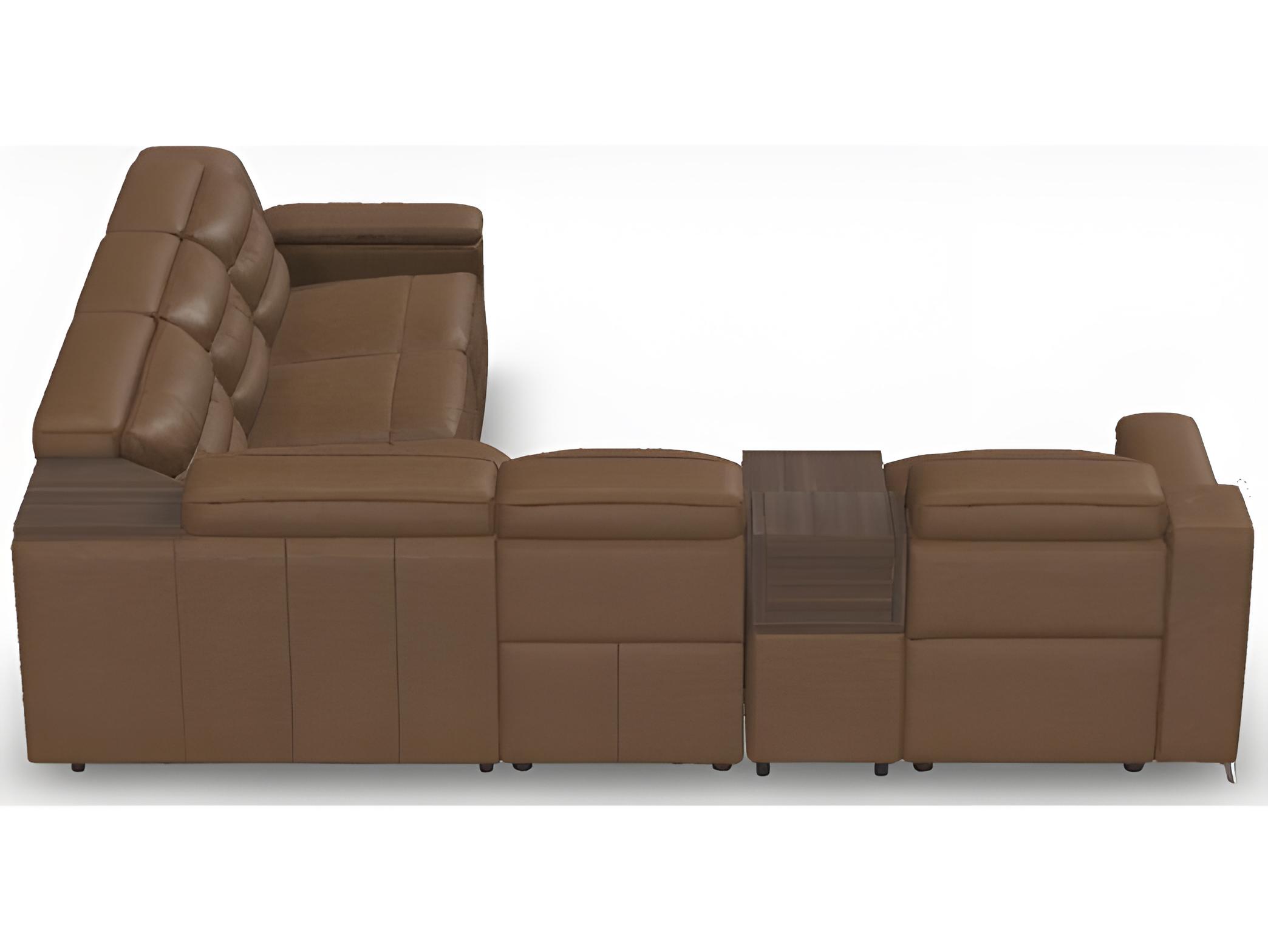 Palliser Lotus Leather Upholstery Upholstered Sectional Sofa