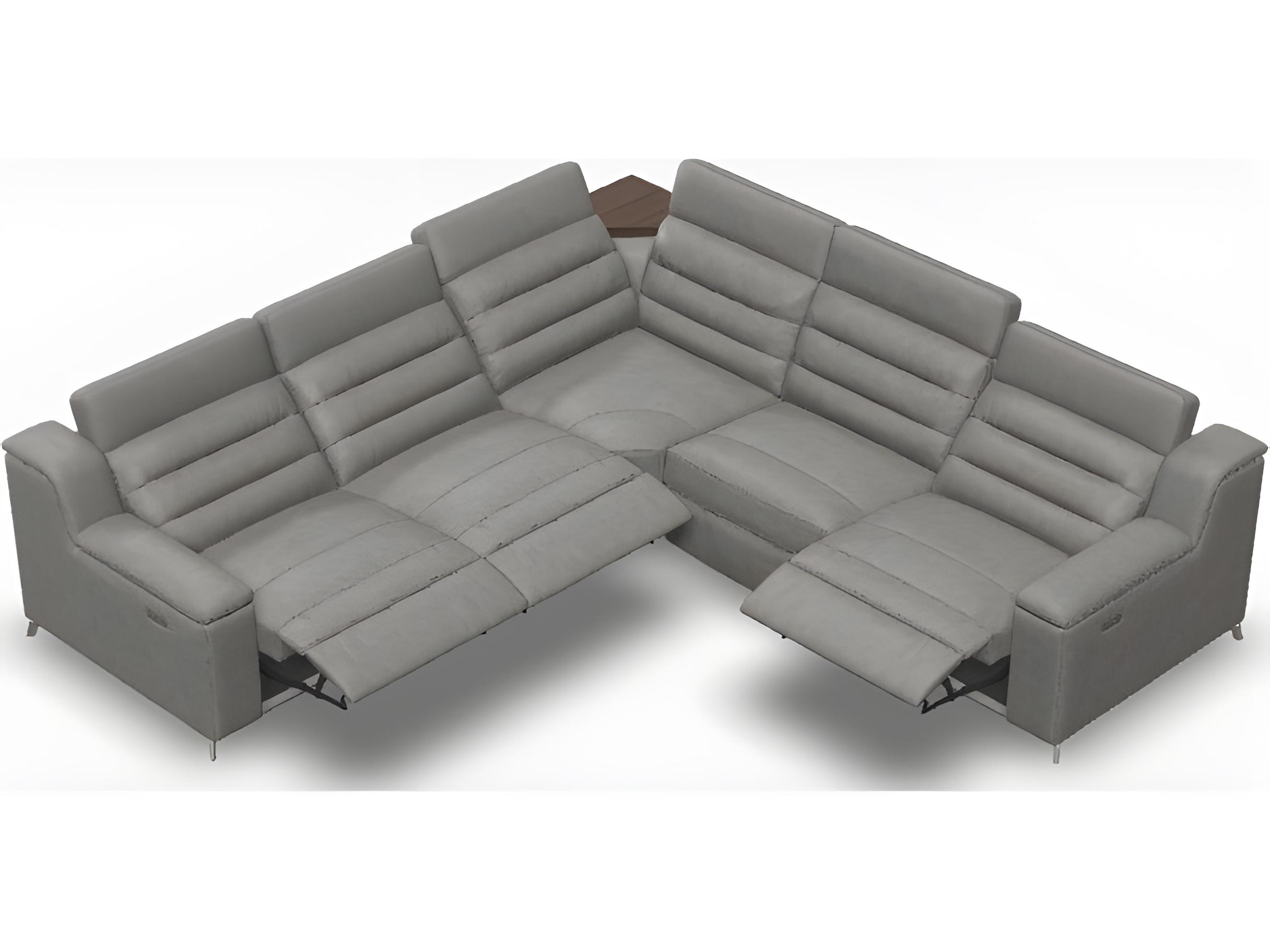 Palliser Lotus Leather Upholstery Upholstered Sectional Sofa