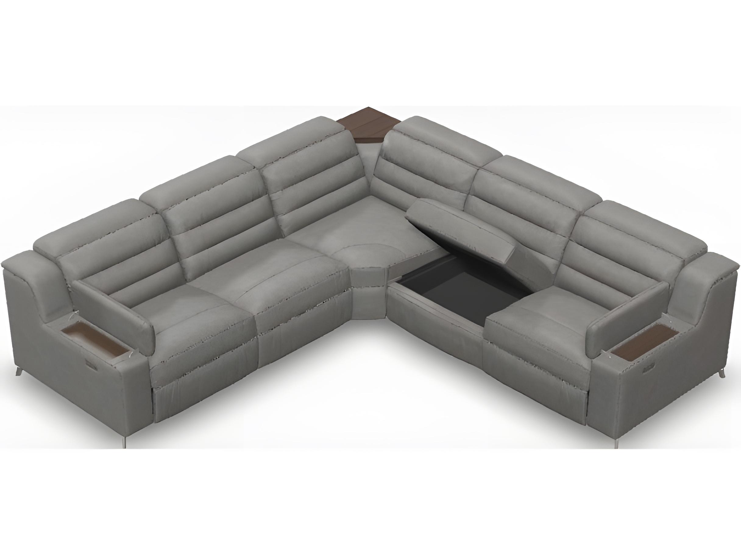 Palliser Lotus Leather Upholstery Upholstered Sectional Sofa