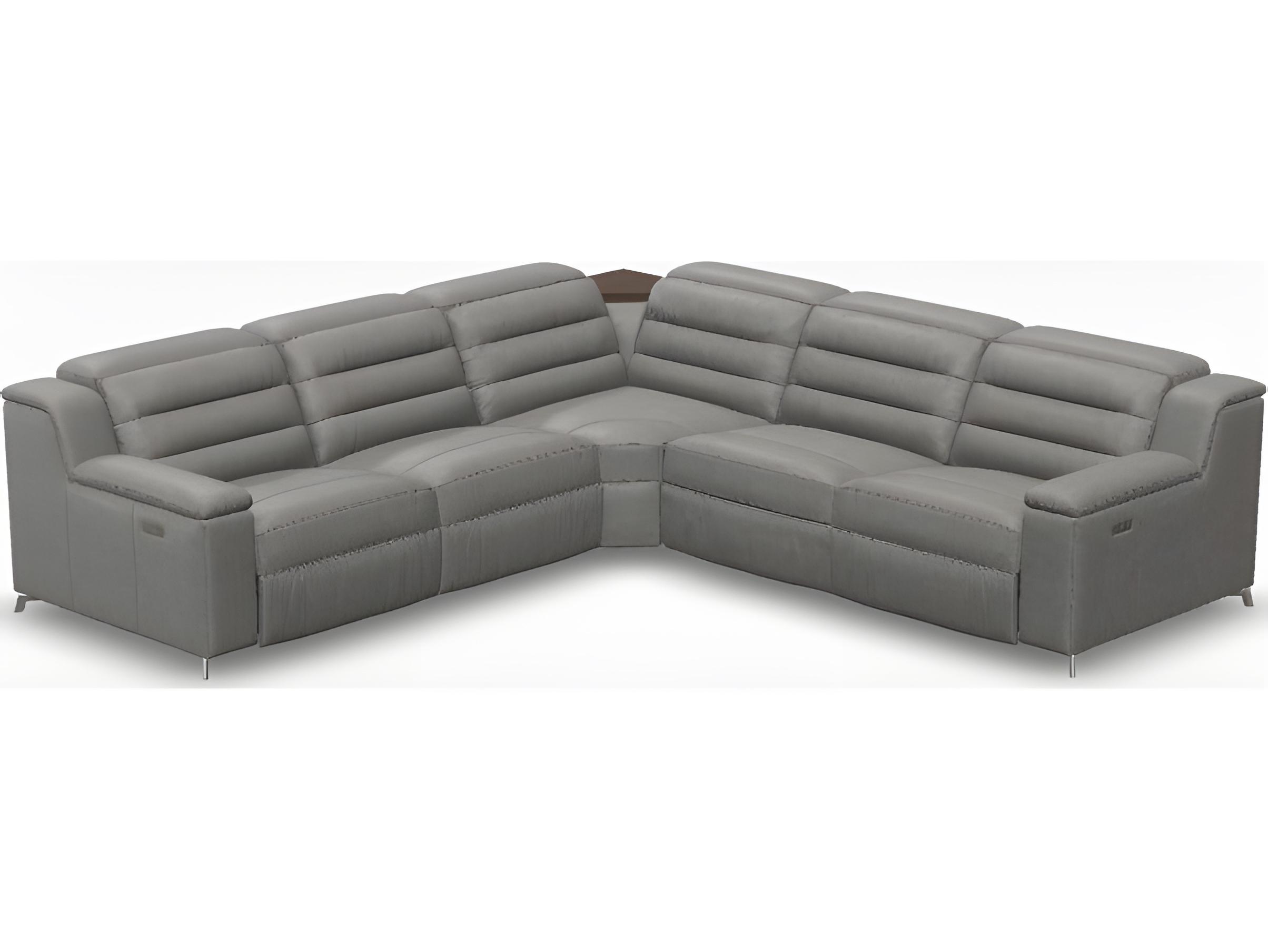 Palliser Lotus Leather Upholstery Upholstered Sectional Sofa