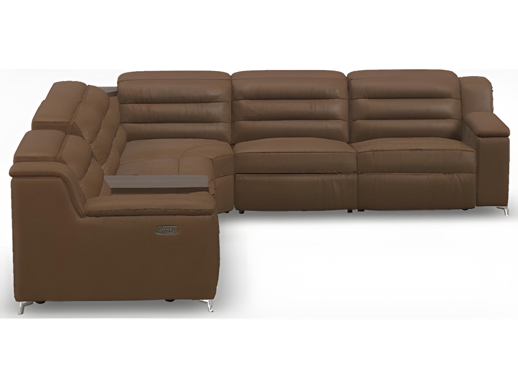 Palliser Lotus Leather Upholstery Upholstered Sectional Sofa