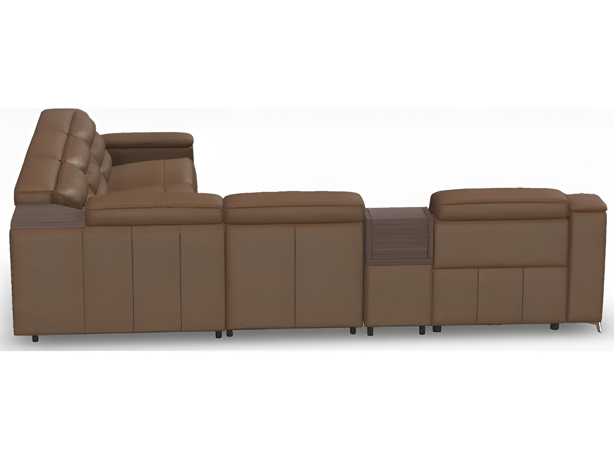 Palliser Lotus Leather Upholstery Upholstered Sectional Sofa