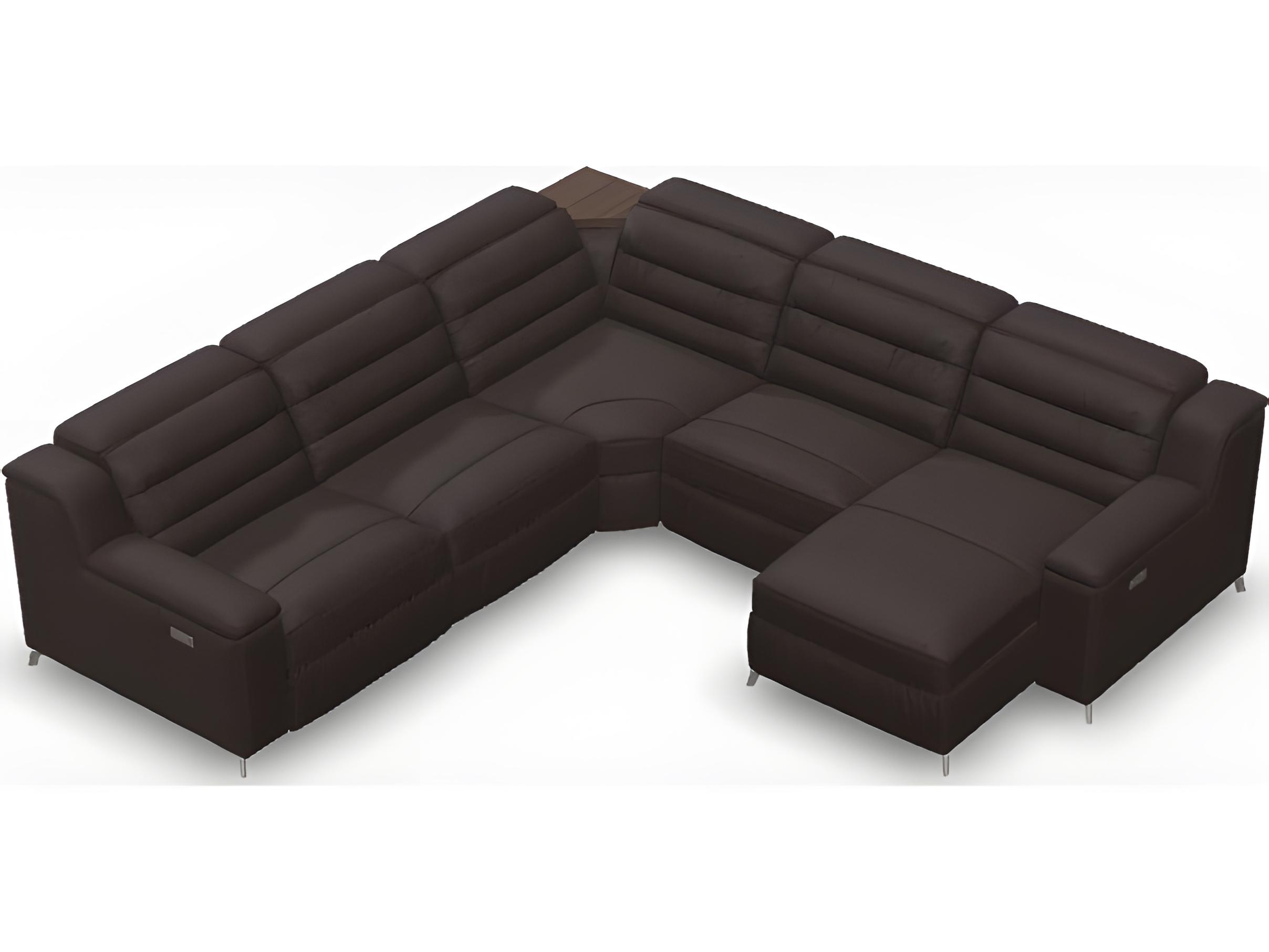 Palliser Lotus Leather Upholstery Upholstered Sectional Sofa