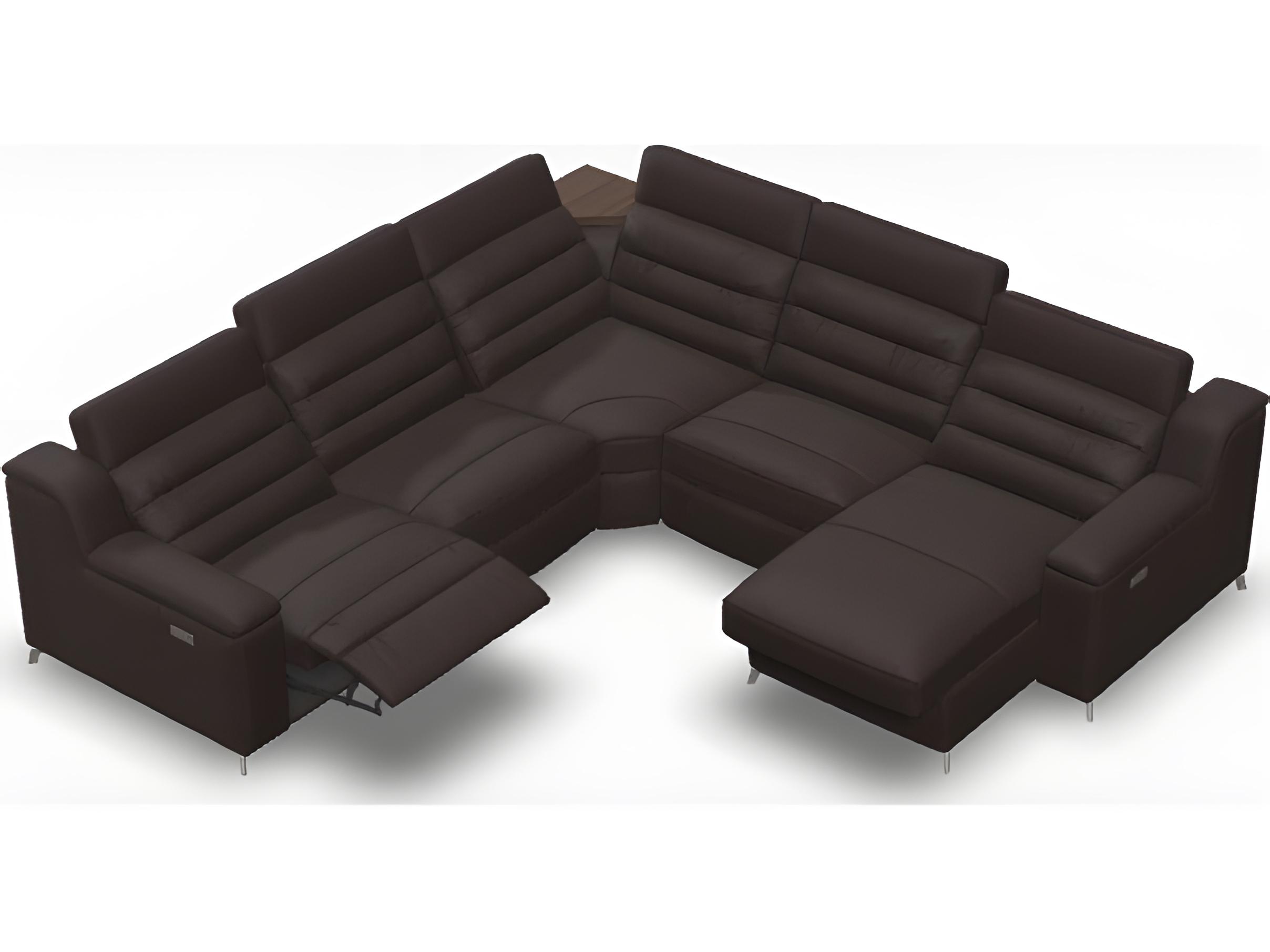 Palliser Lotus Leather Upholstery Upholstered Sectional Sofa