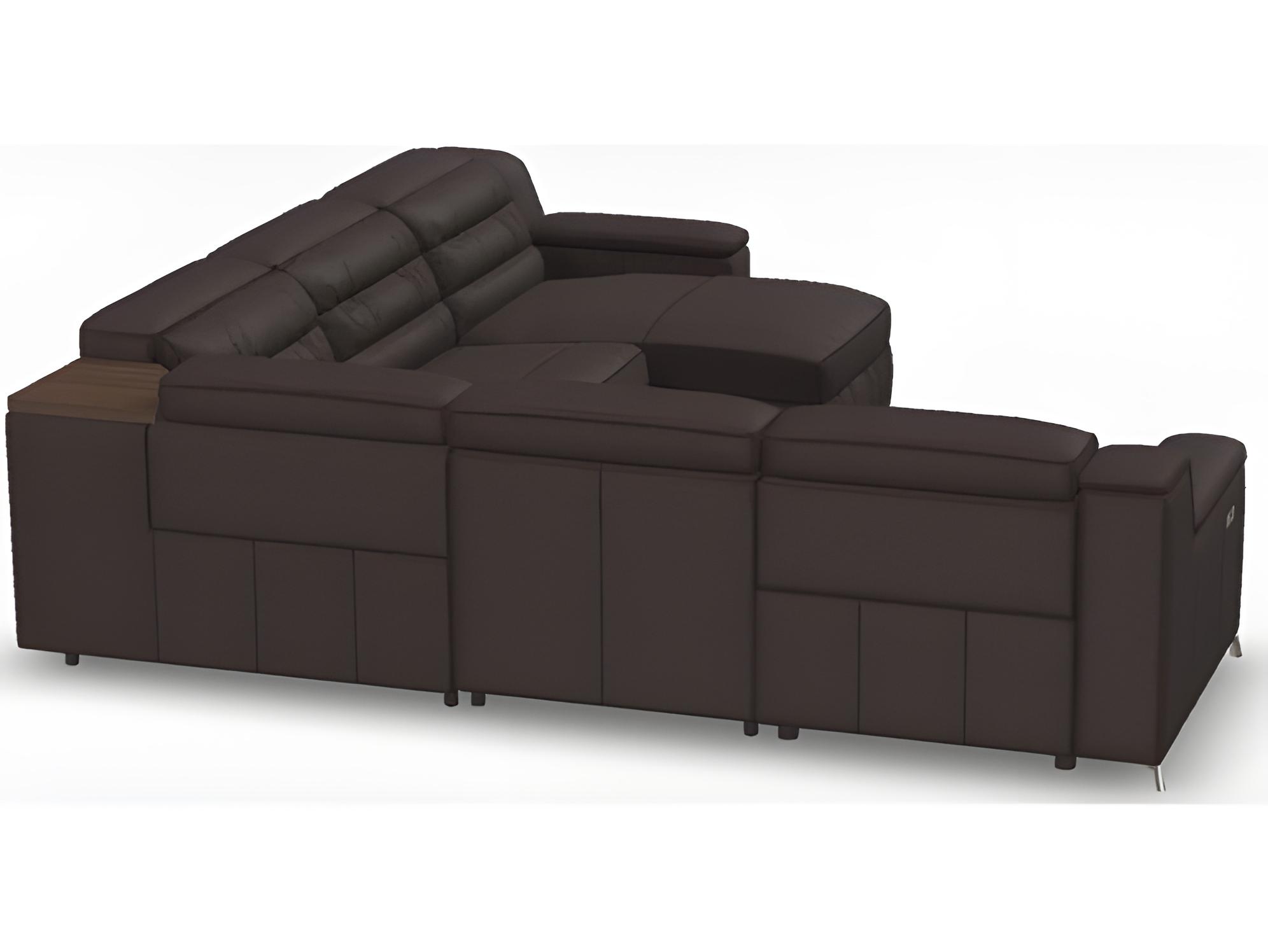 Palliser Lotus Leather Upholstery Upholstered Sectional Sofa