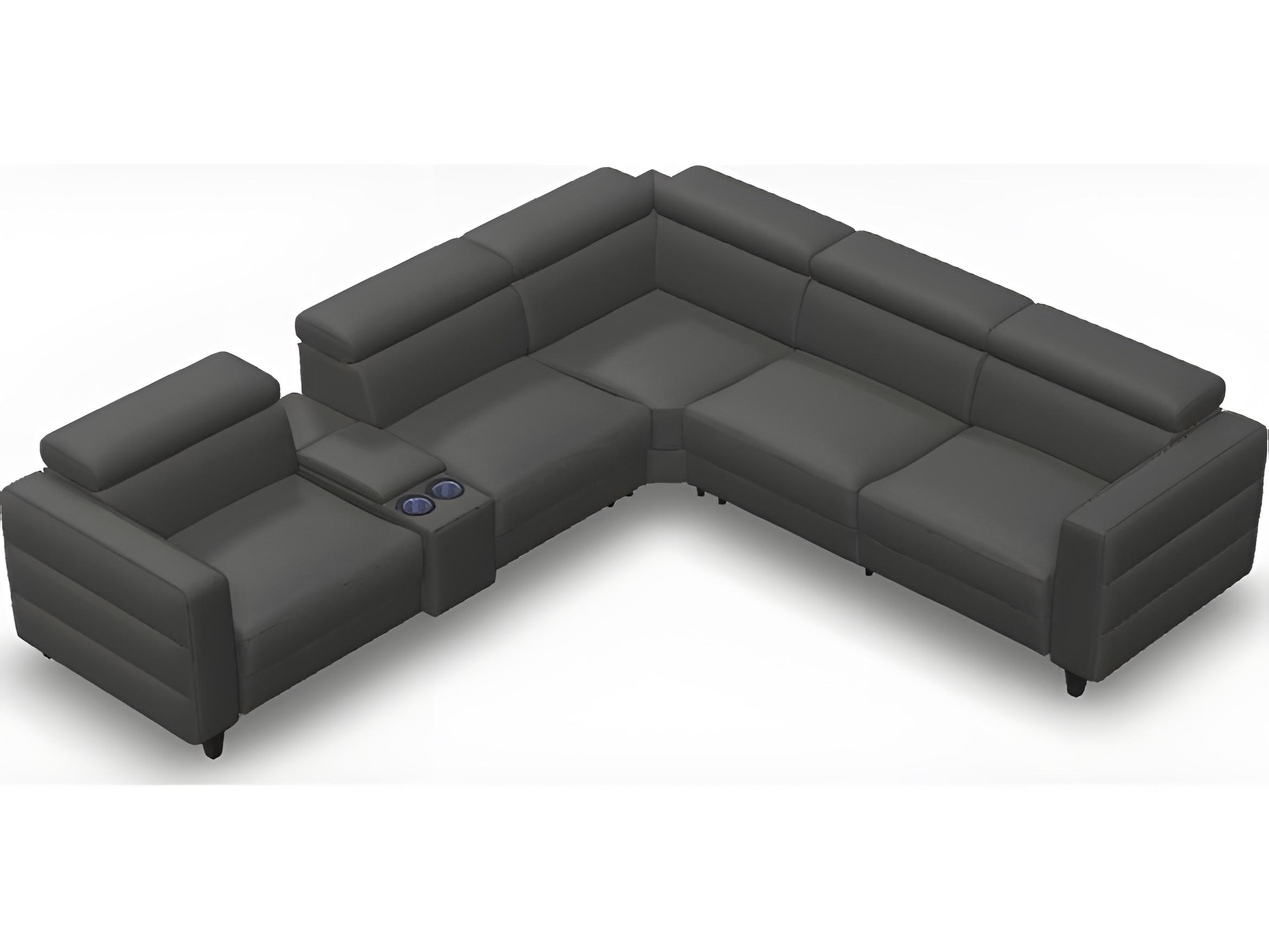 Palliser Marco Leather Upholstery Sectional Sofa