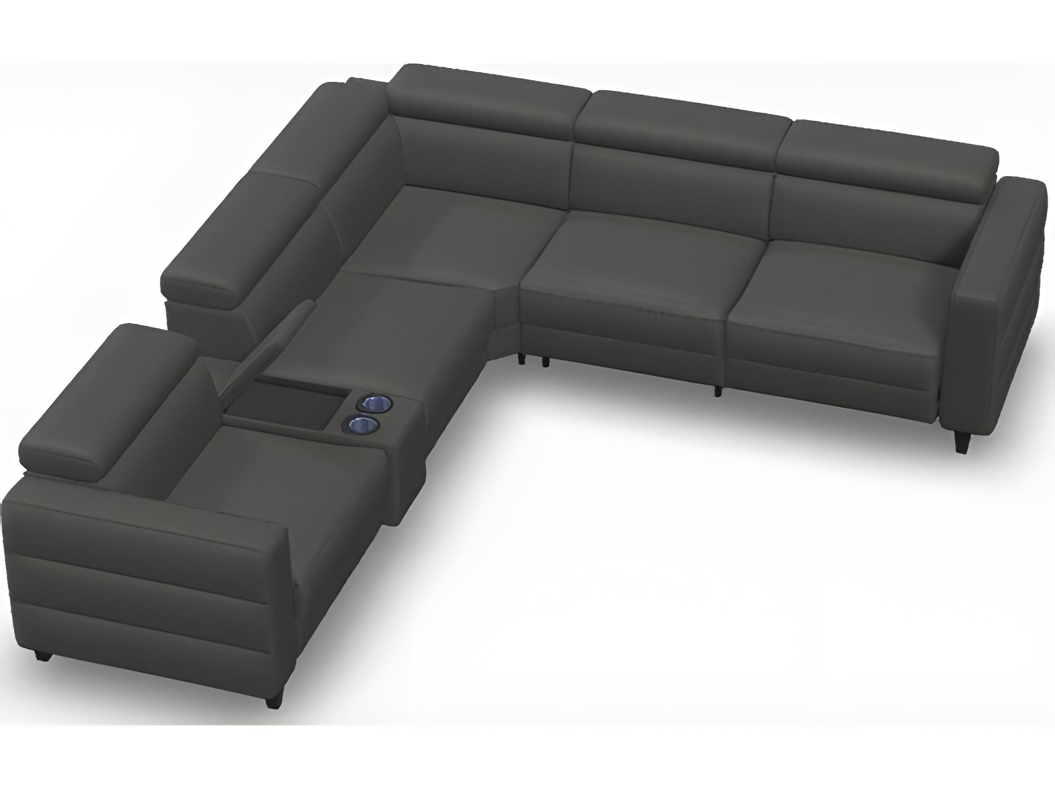 Palliser Marco Leather Upholstery Sectional Sofa