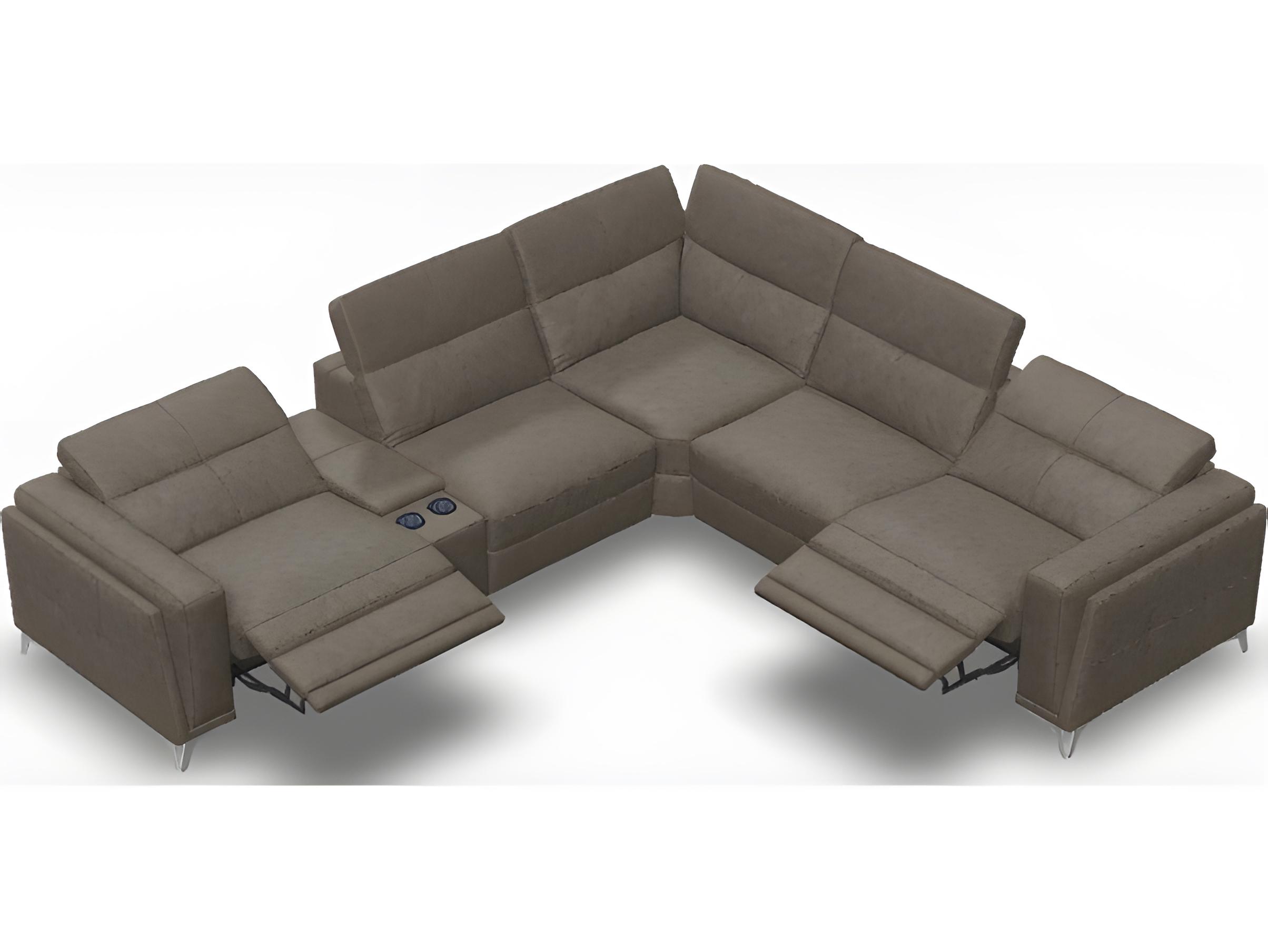 Palliser Paolo Leather Upholstery Sectional Sofa
