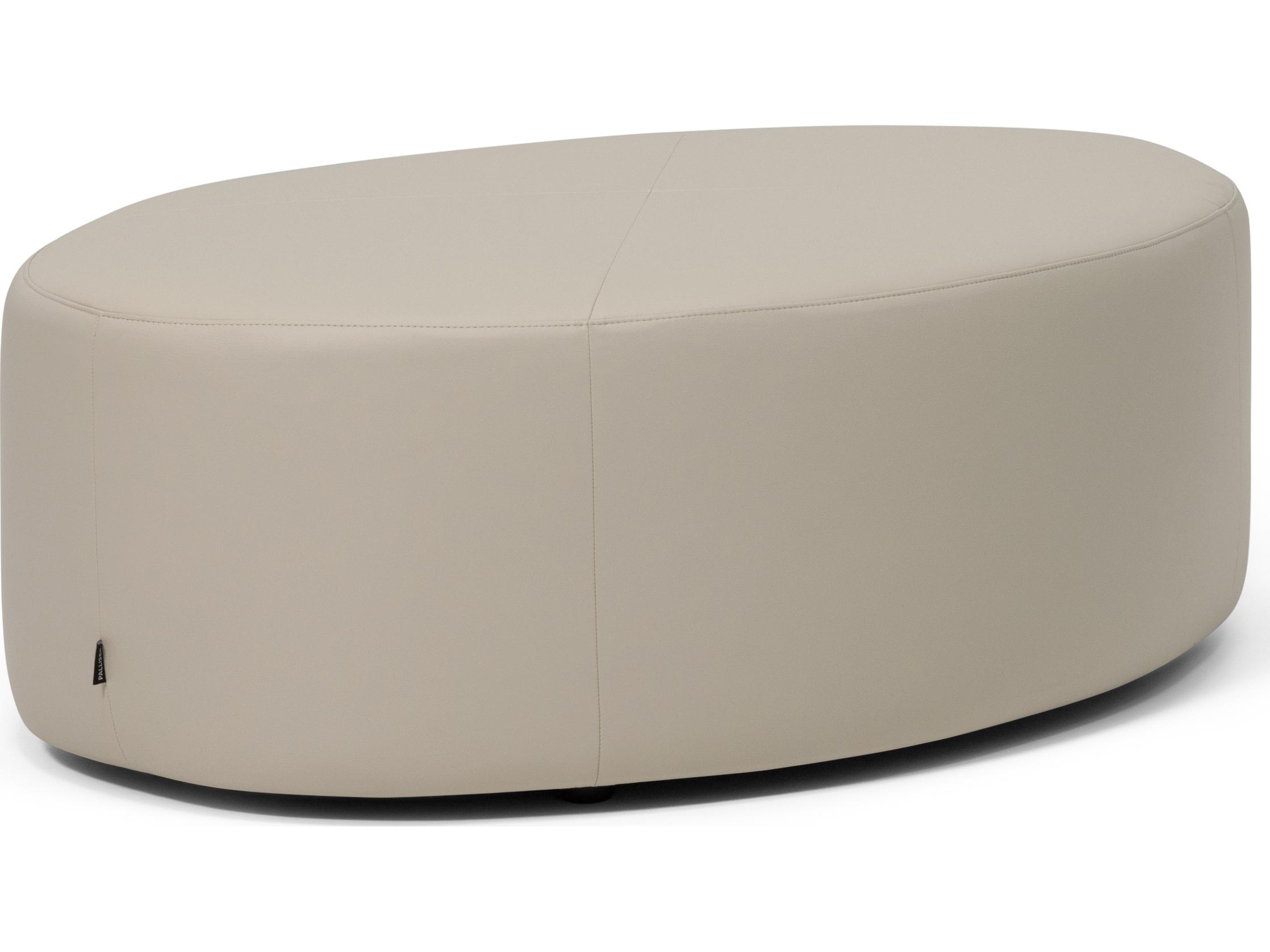 Palliser Mingle Leather Upholstery Oval Ottoman