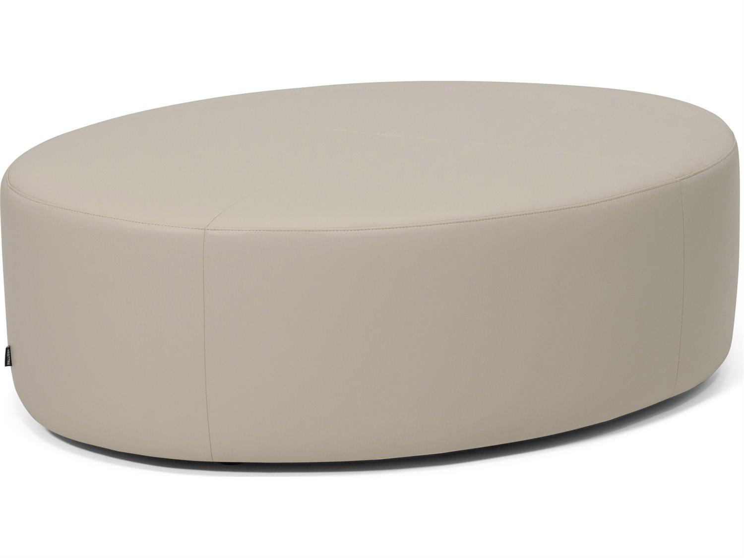 Palliser Mingle Leather Upholstery Oval Ottoman