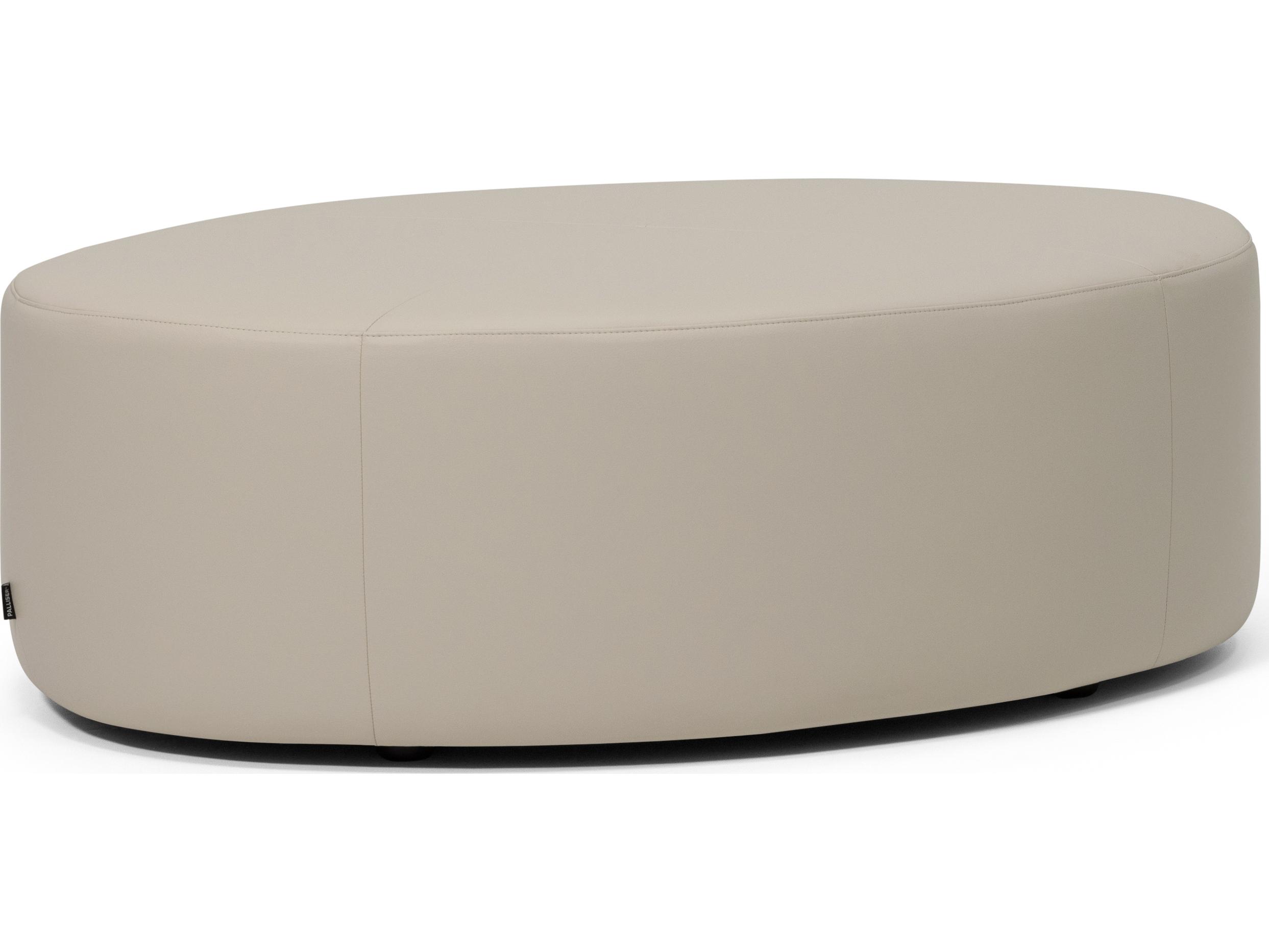 Palliser Mingle Leather Upholstery Oval Ottoman