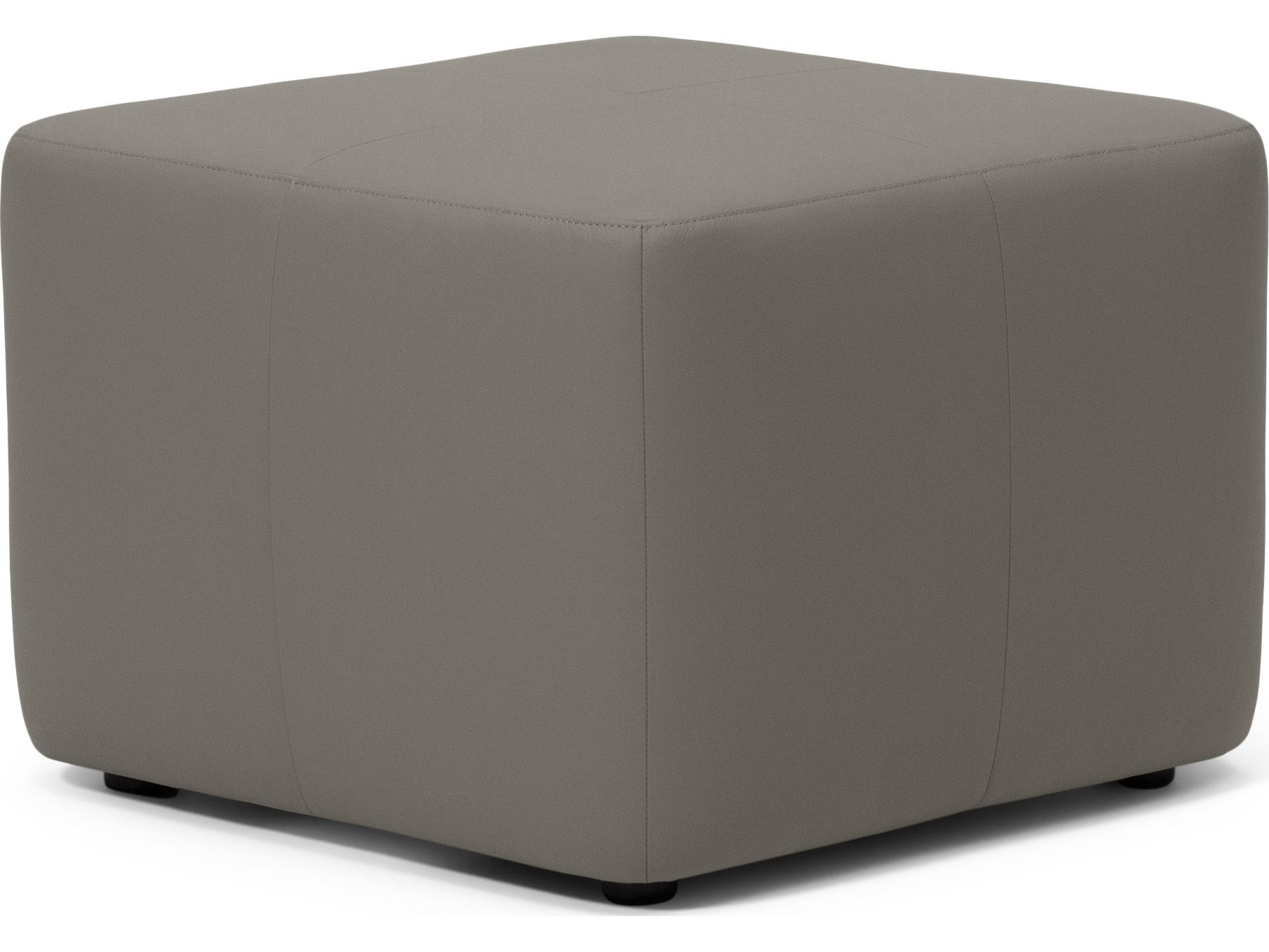 Palliser Mingle Leather Upholstery Square Small Ottoman