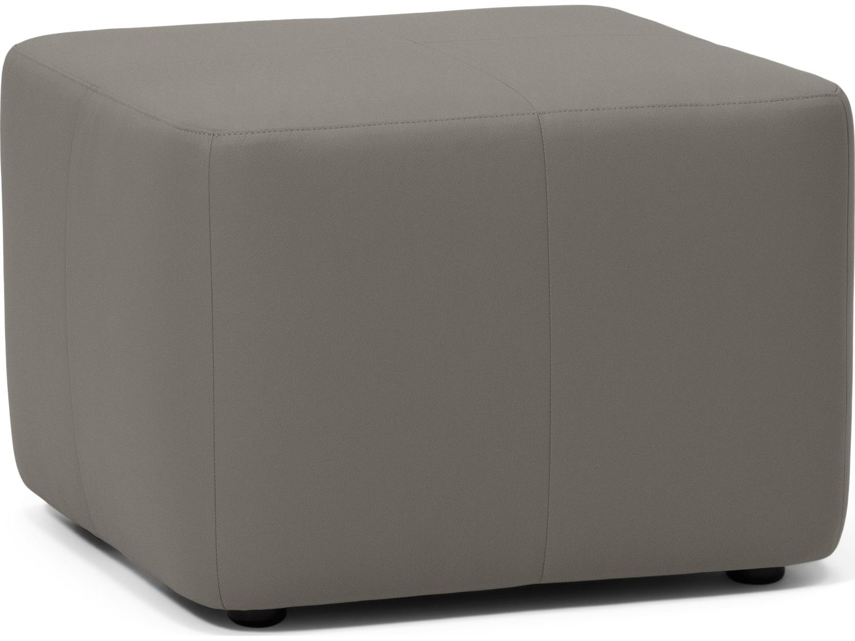 Palliser Mingle Leather Upholstery Square Small Ottoman