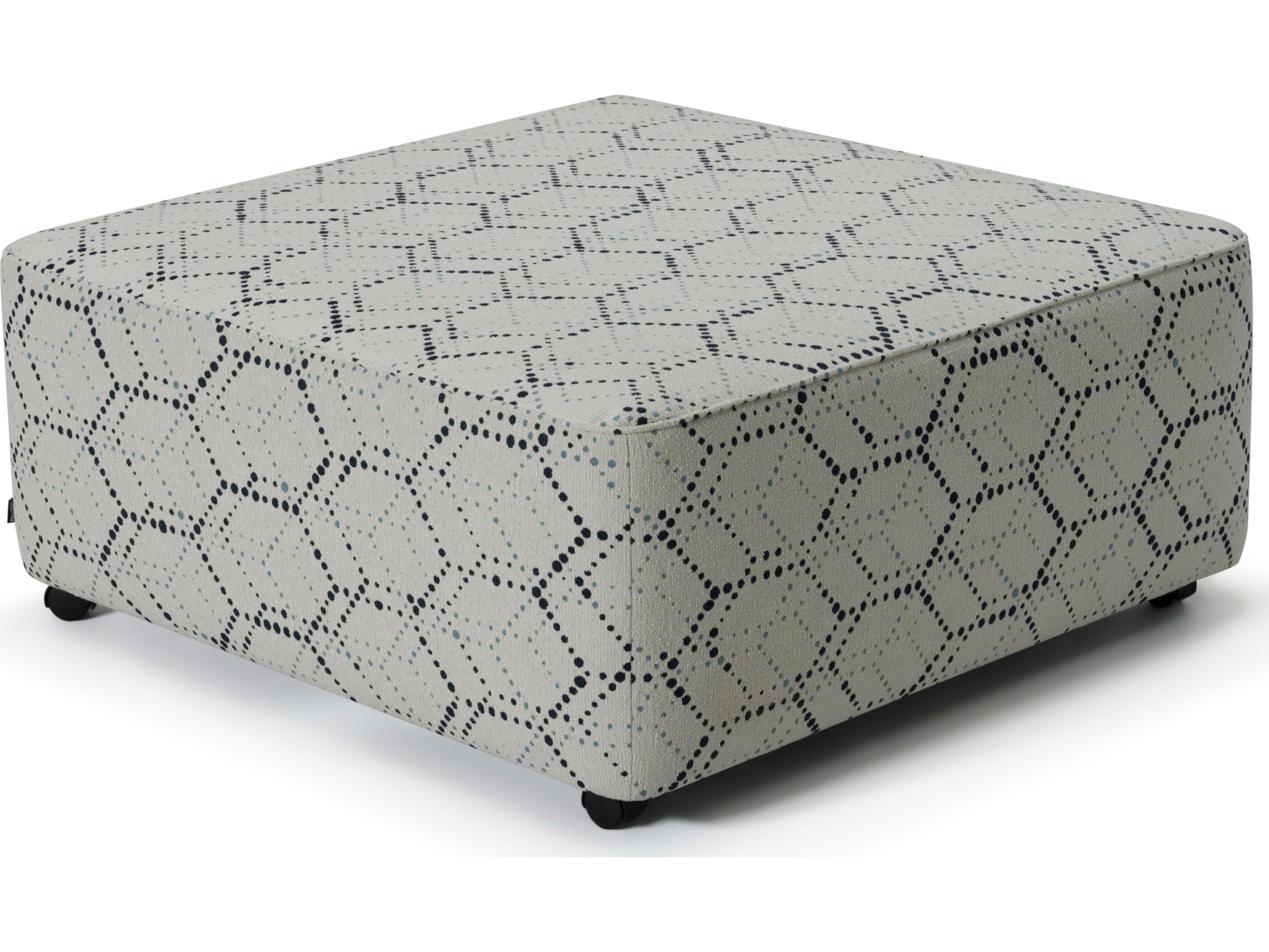 Palliser Mingle Leather Upholstery Square Large Ottoman