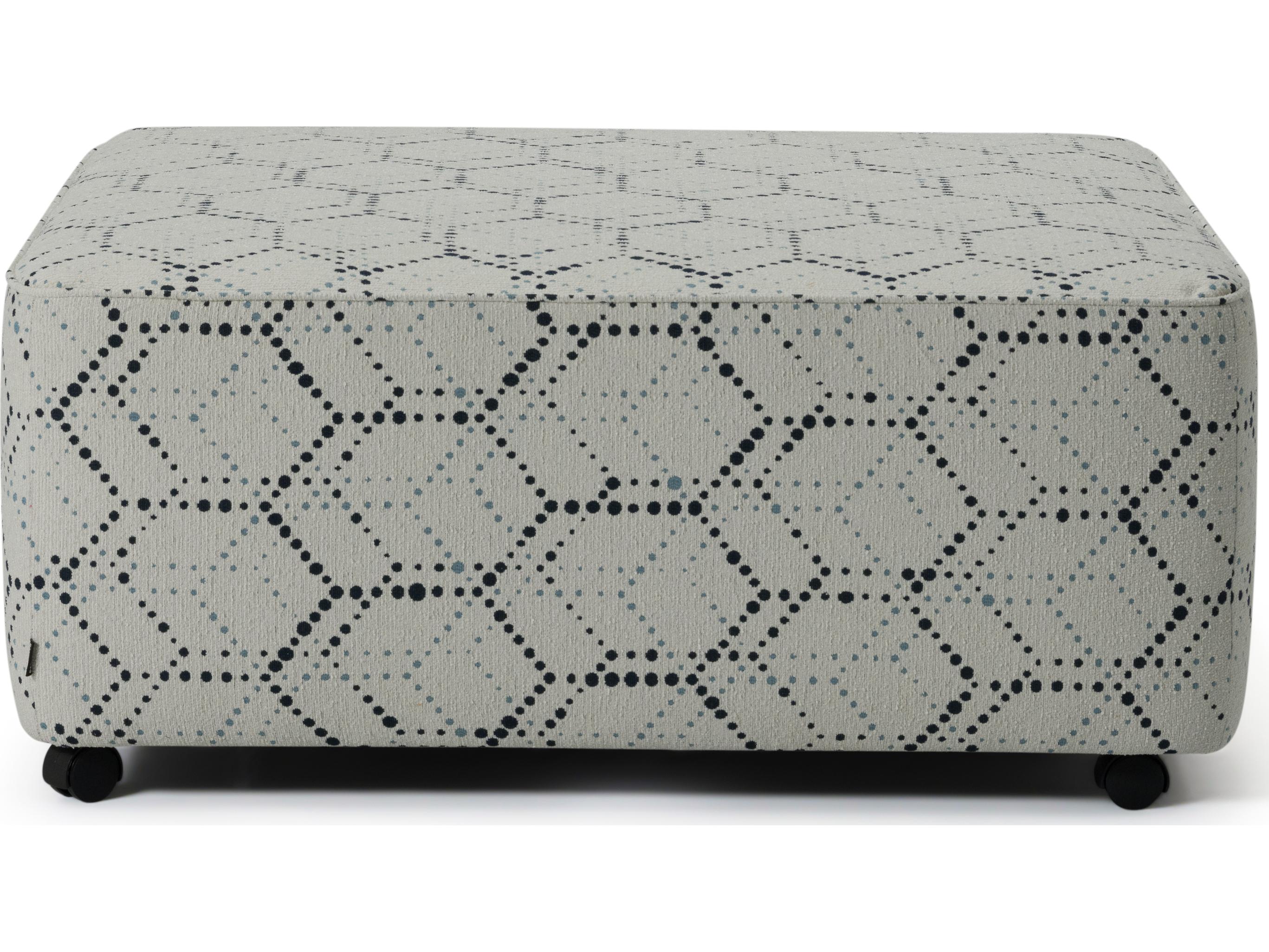 Palliser Mingle Leather Upholstery Square Large Ottoman