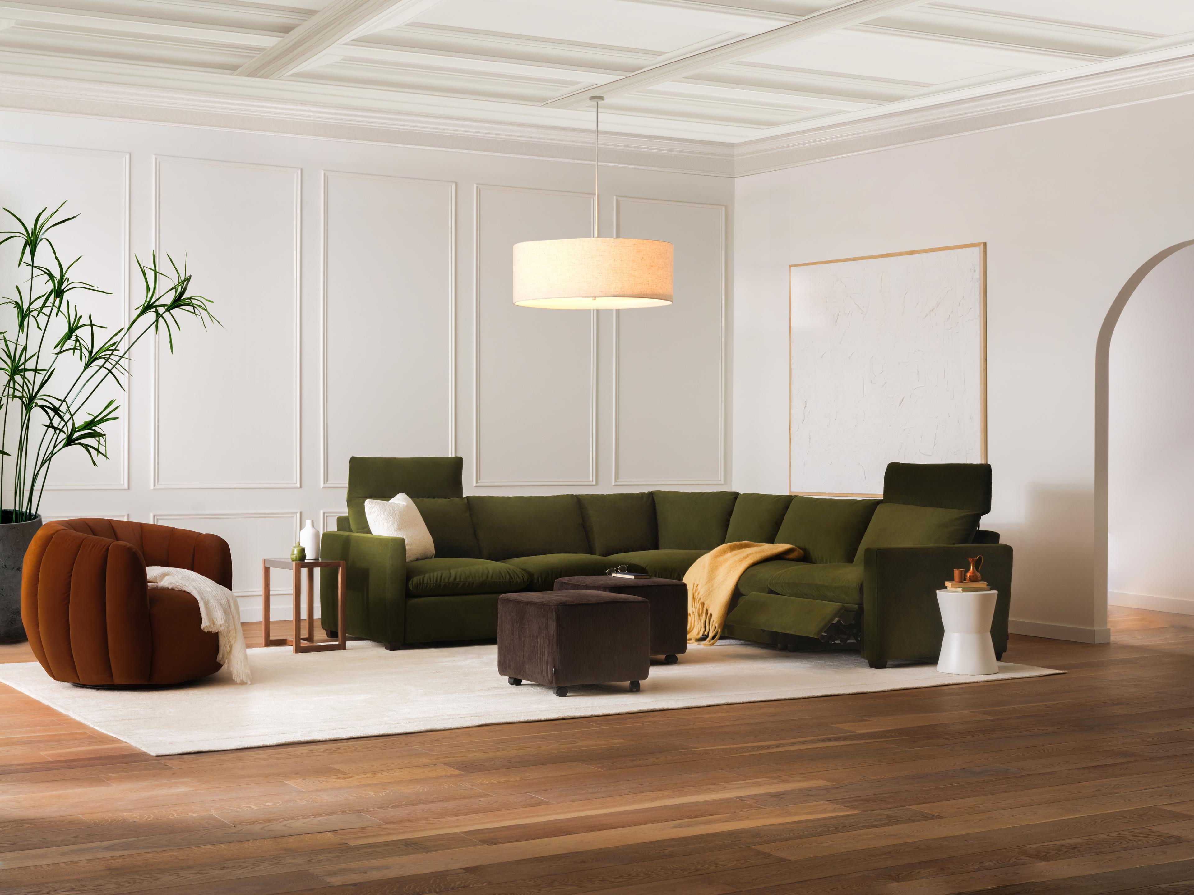 Palliser Jules Leather Upholstery Swivel Glider