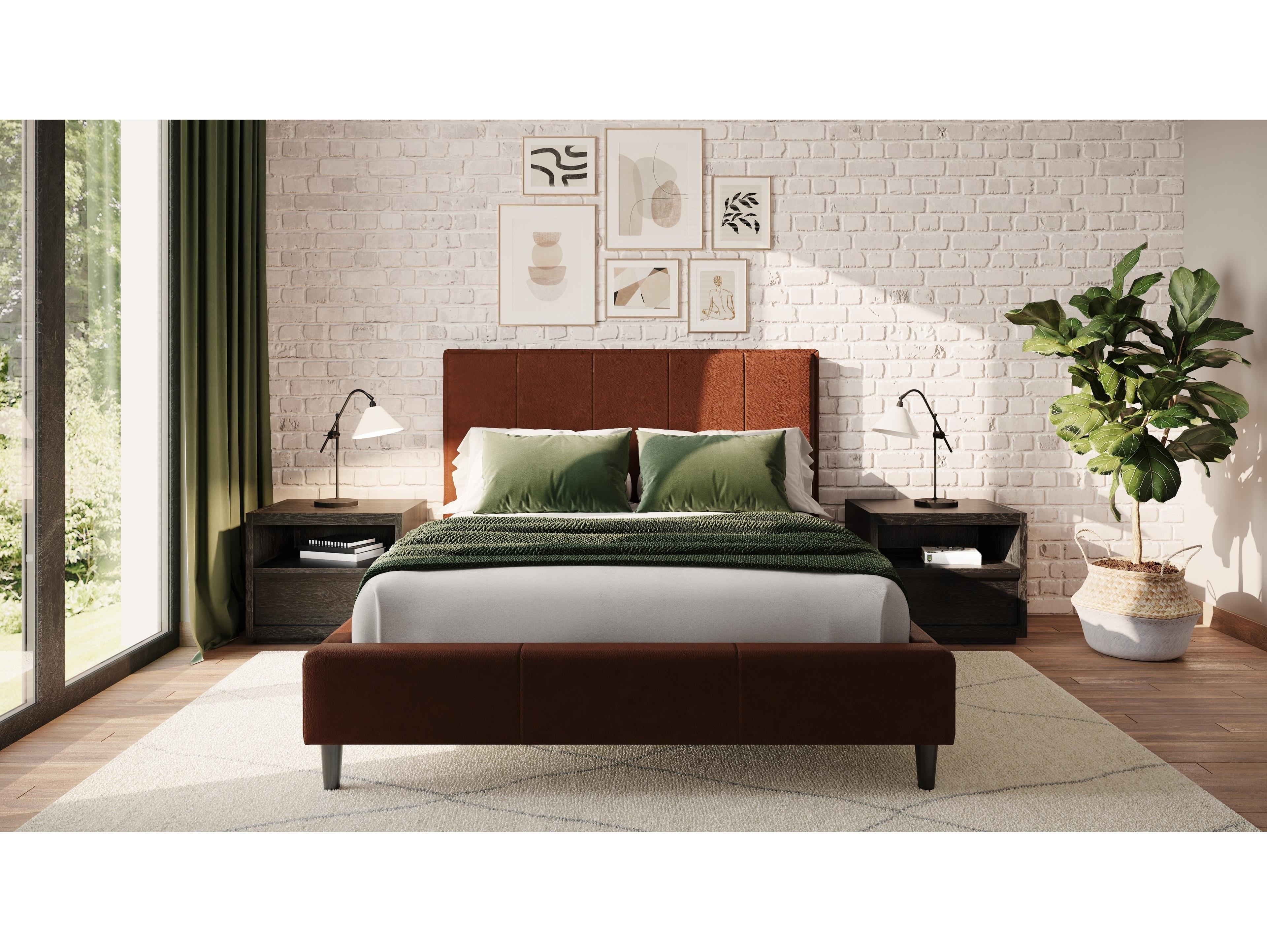 Palliser Sebring Leather Upholstery Headboard, Full - 38" (40" with Frame Adapter)