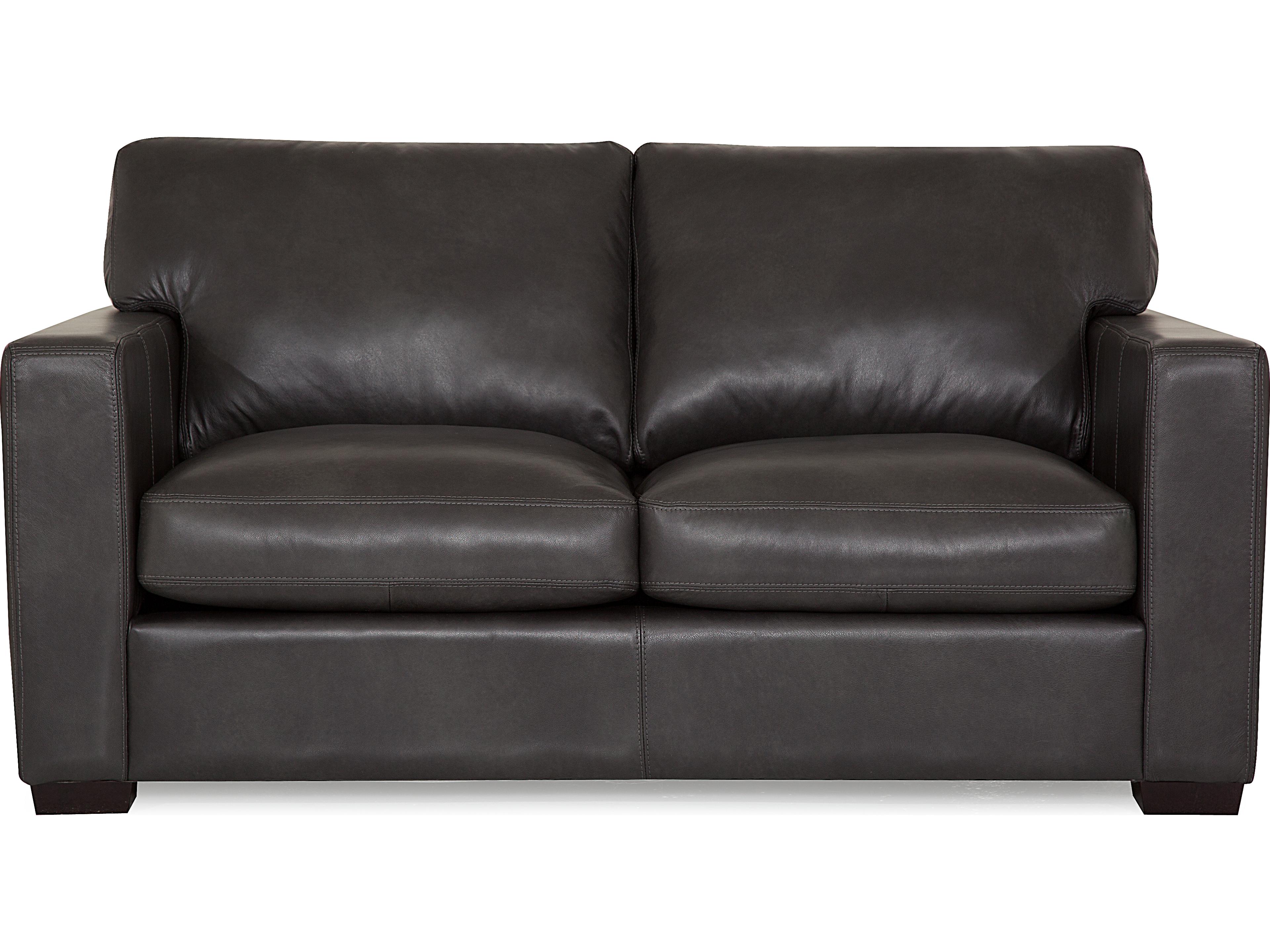 Palliser Colebrook Espresso Leather Upholstery Loveseat