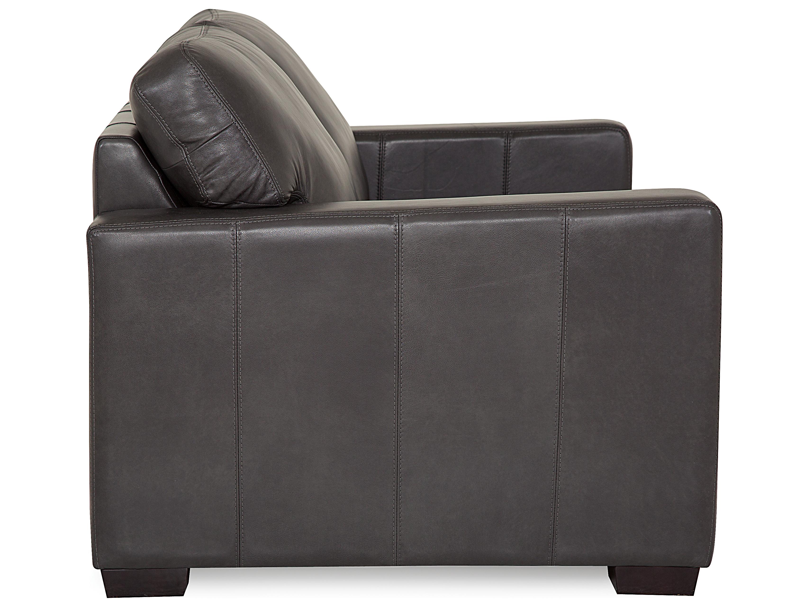Palliser Colebrook Espresso Leather Upholstery Loveseat