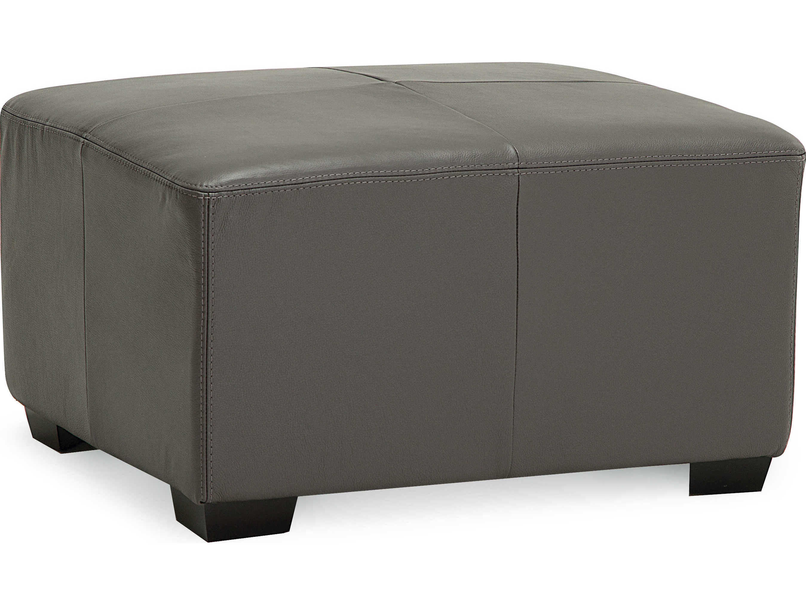 Palliser Reed Leather Upholstery Ottoman