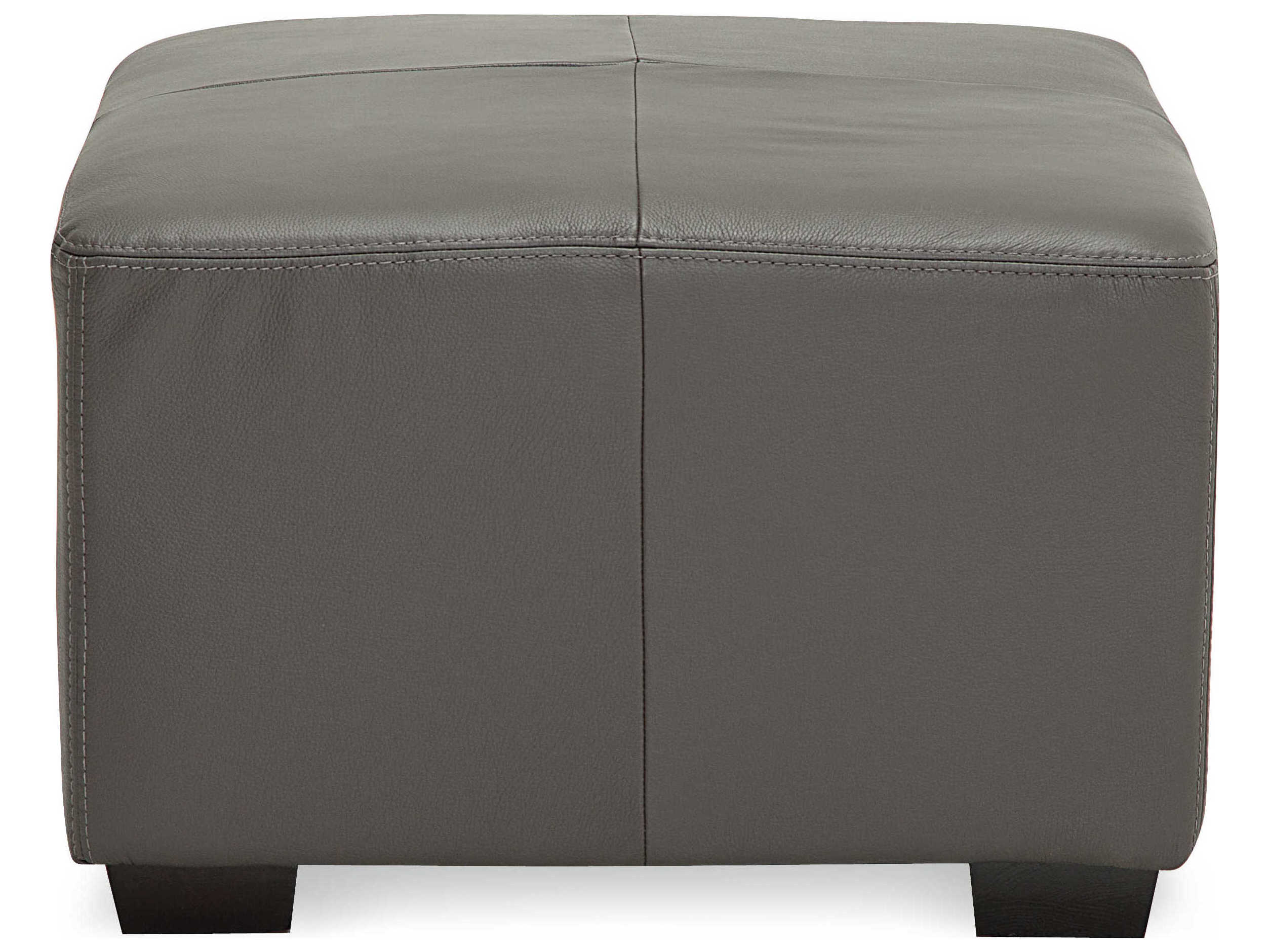 Palliser Reed Leather Upholstery Ottoman