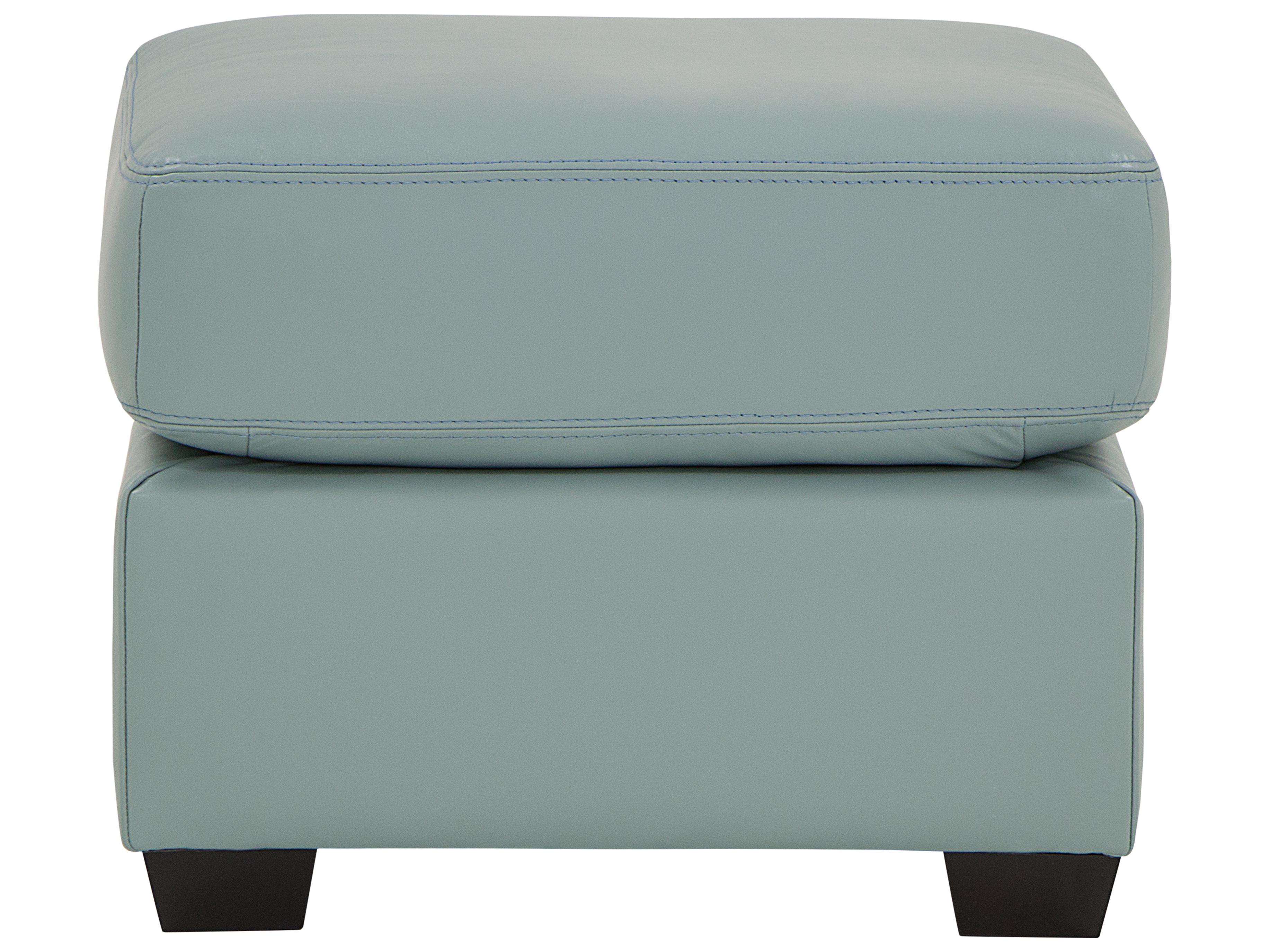 Palliser Creighton Espresso Leather Upholstery Ottoman