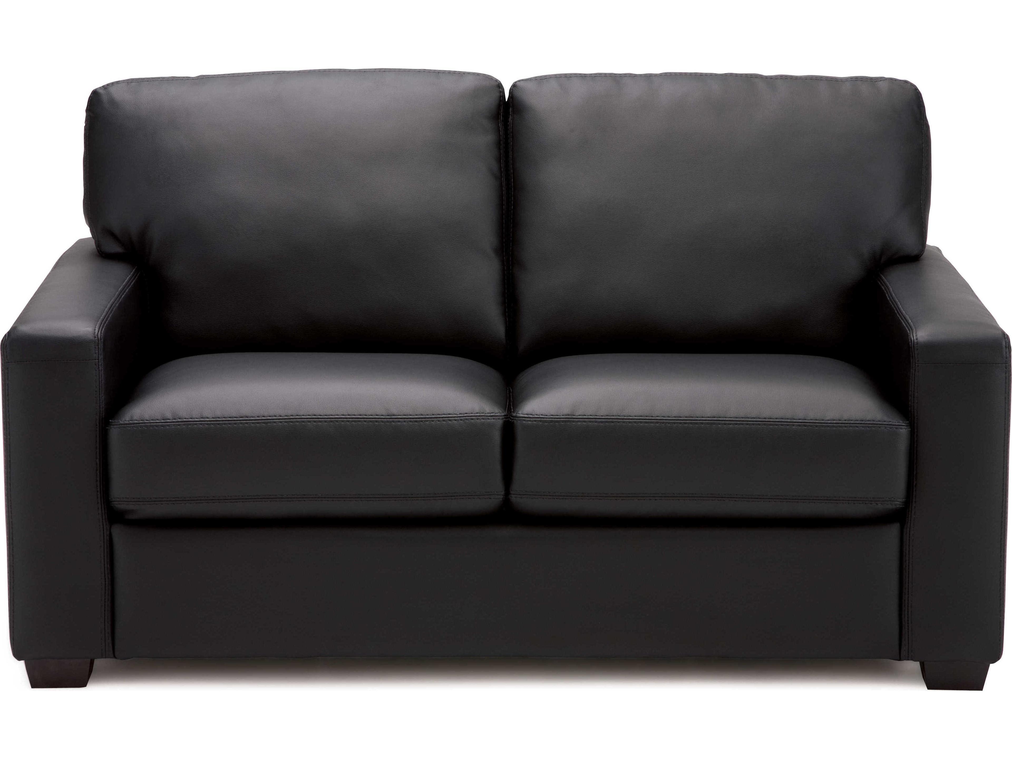 Palliser Westend Espresso Leather Upholstery Loveseat