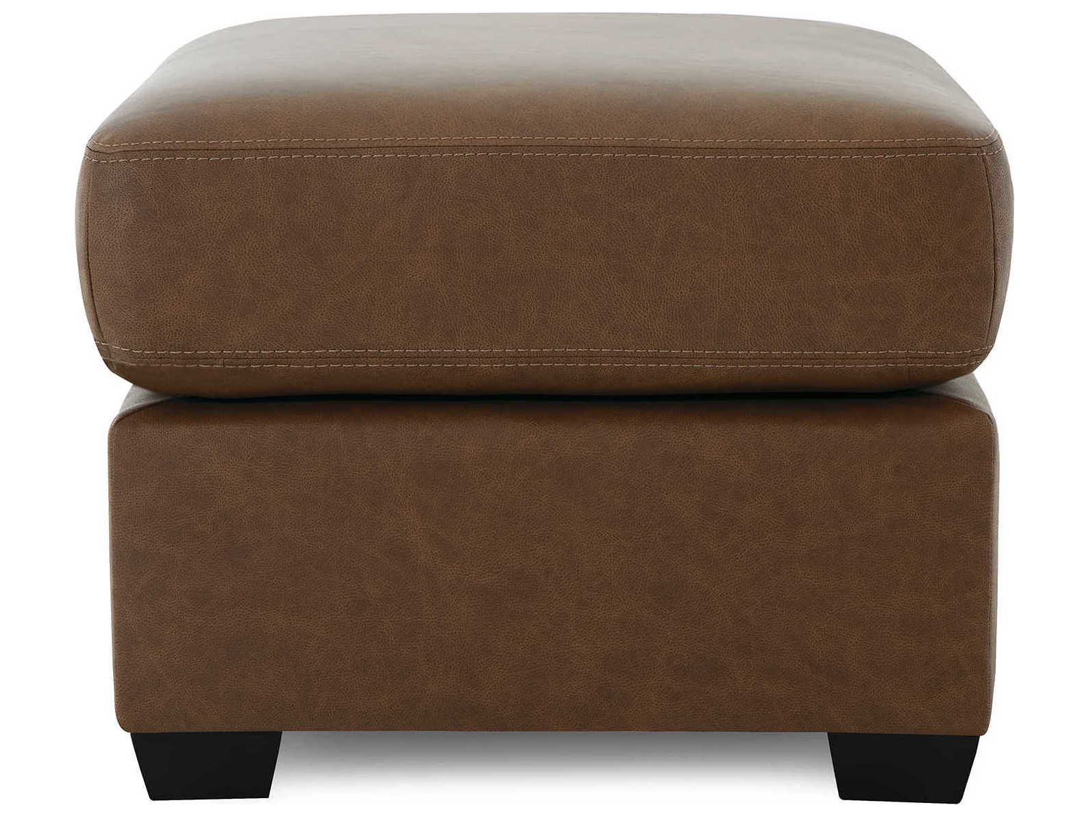 Palliser Leeds Espresso Leather Upholstery Ottoman