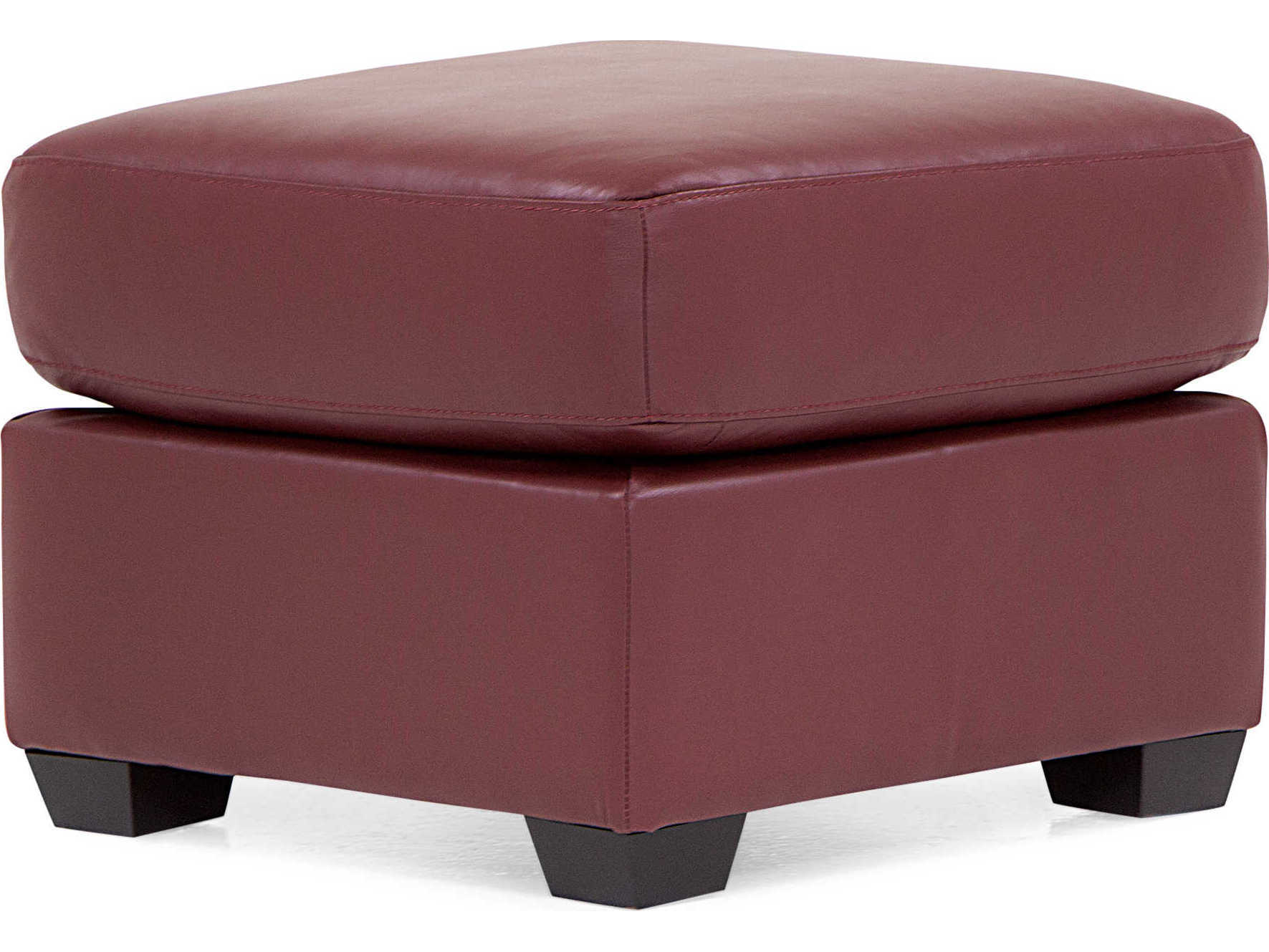 Palliser Lanza Espresso Leather Upholstery Ottoman