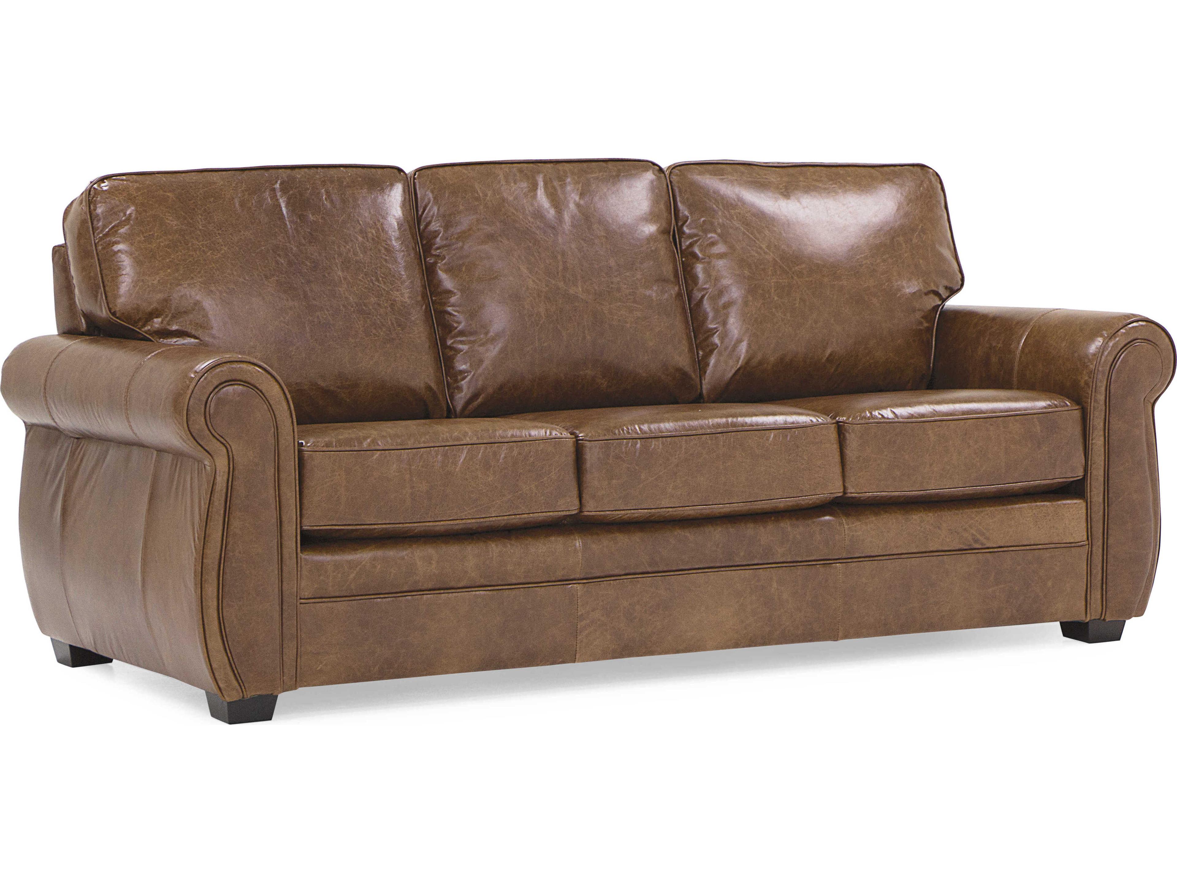 Palliser Viceroy Espresso Leather Upholstery Sofa