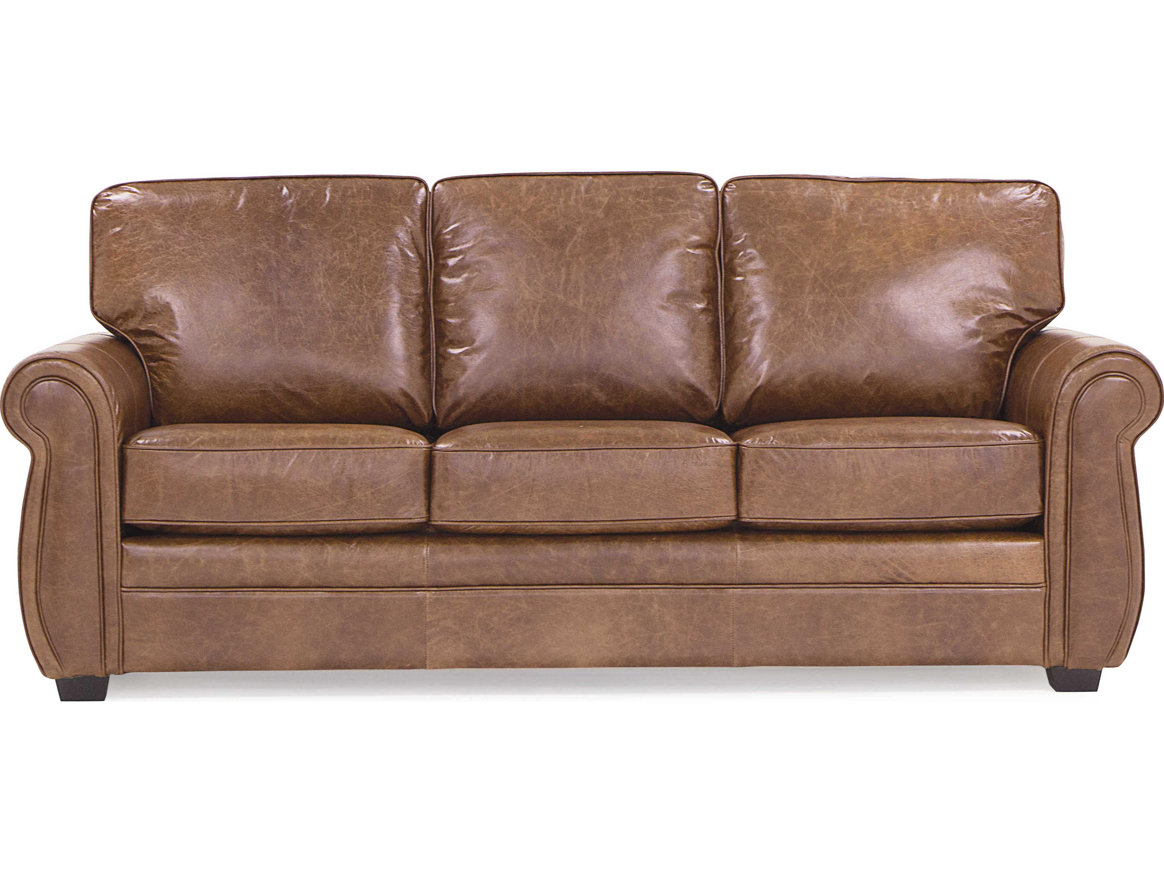 Palliser Viceroy Espresso Leather Upholstery Sofa