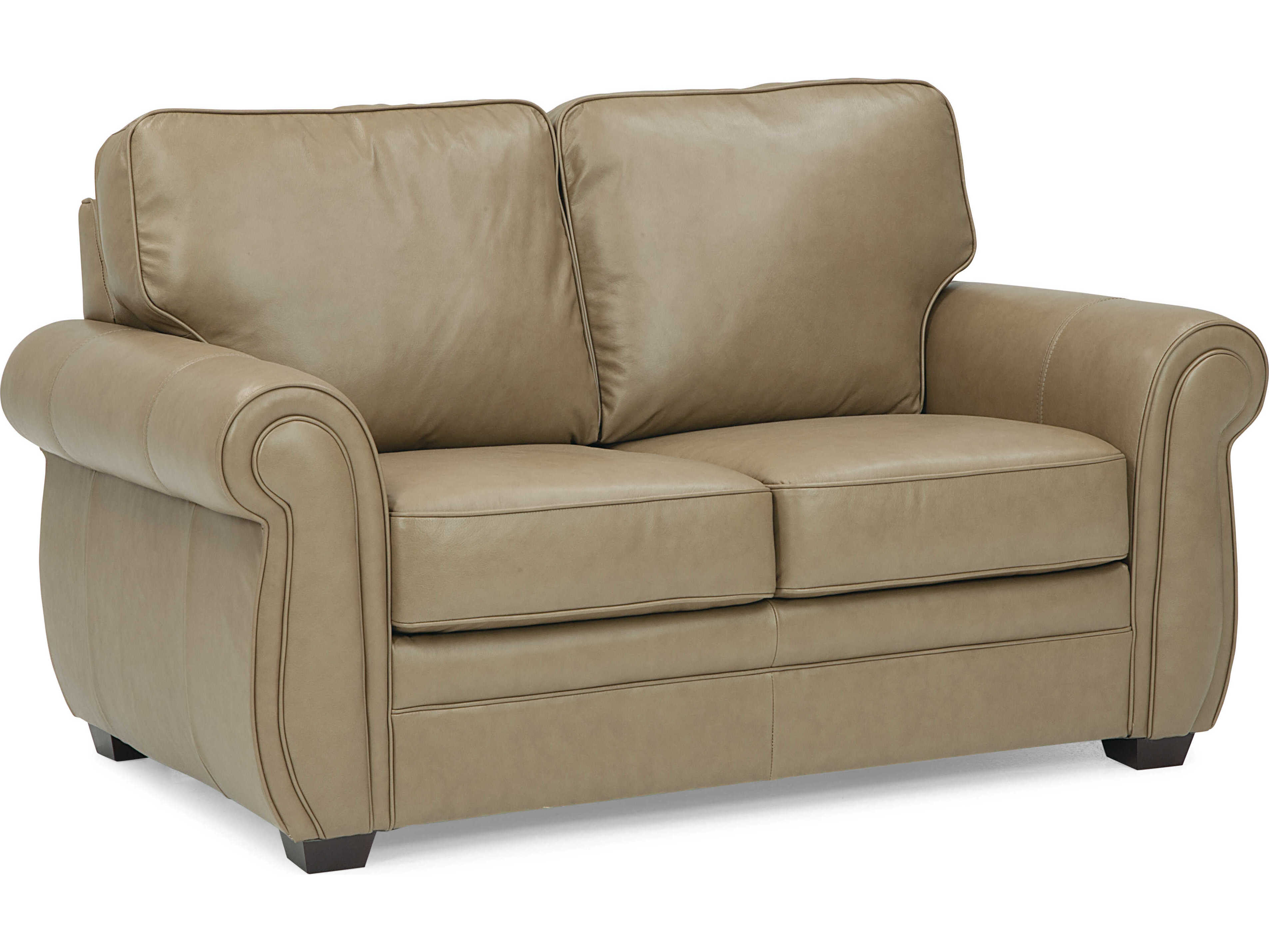 Palliser Viceroy Espresso Leather Upholstery Loveseat