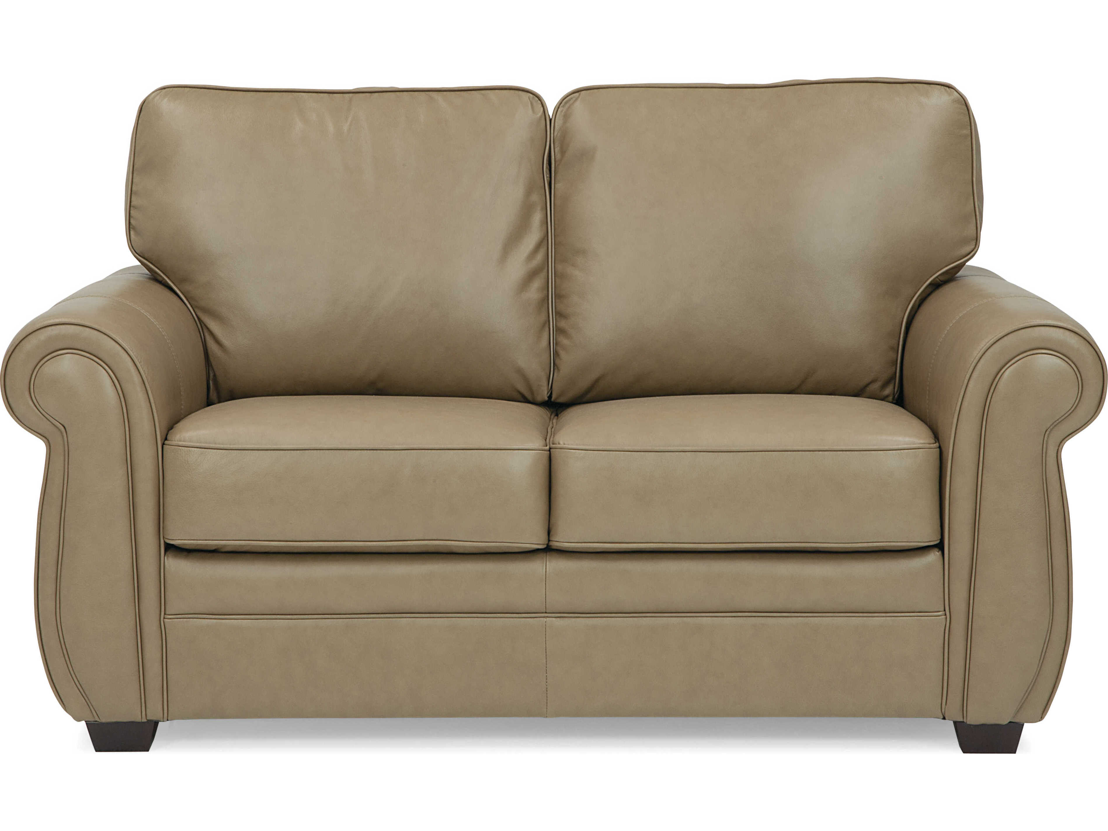 Palliser Viceroy Espresso Leather Upholstery Loveseat
