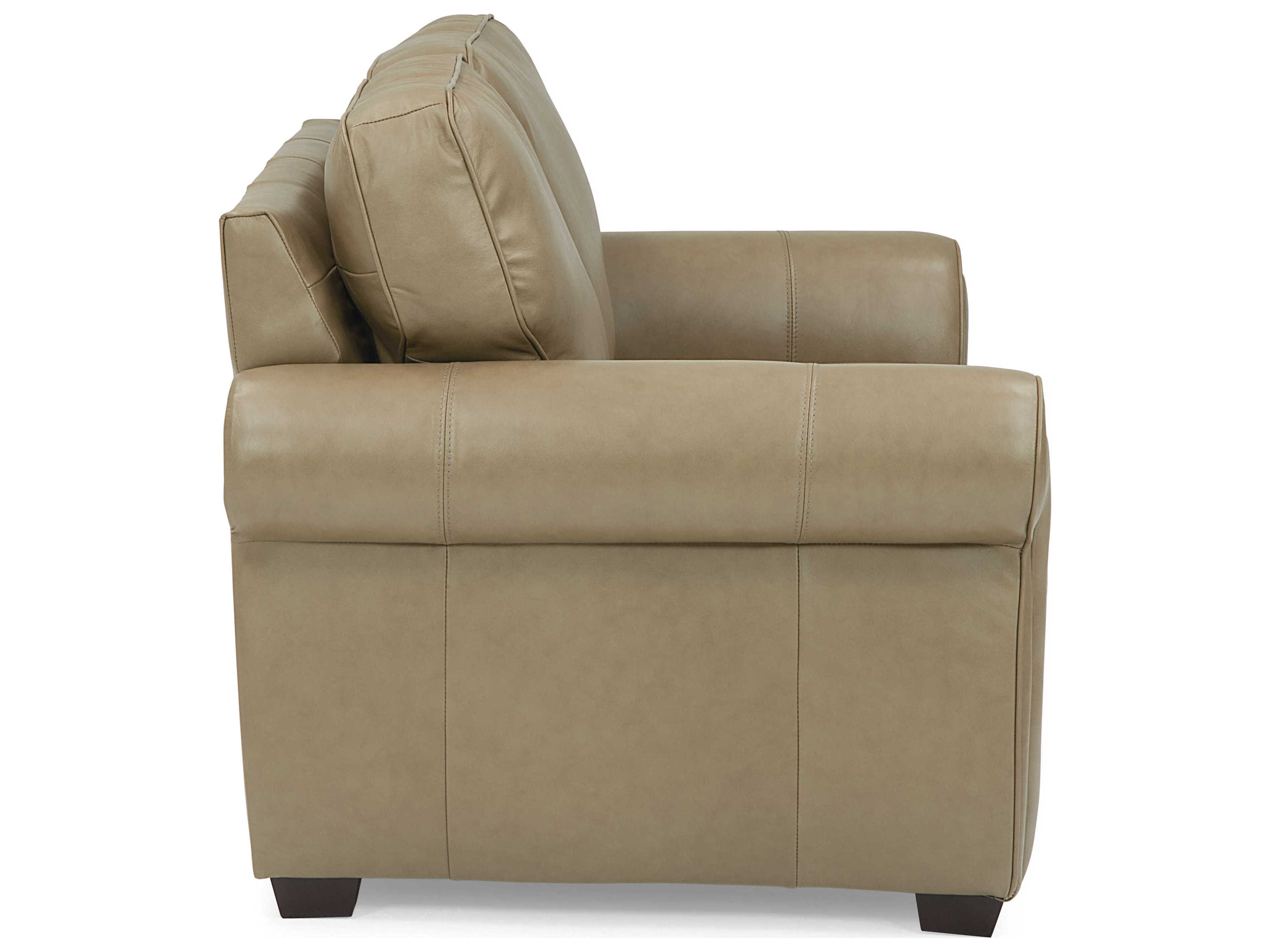 Palliser Viceroy Espresso Leather Upholstery Loveseat