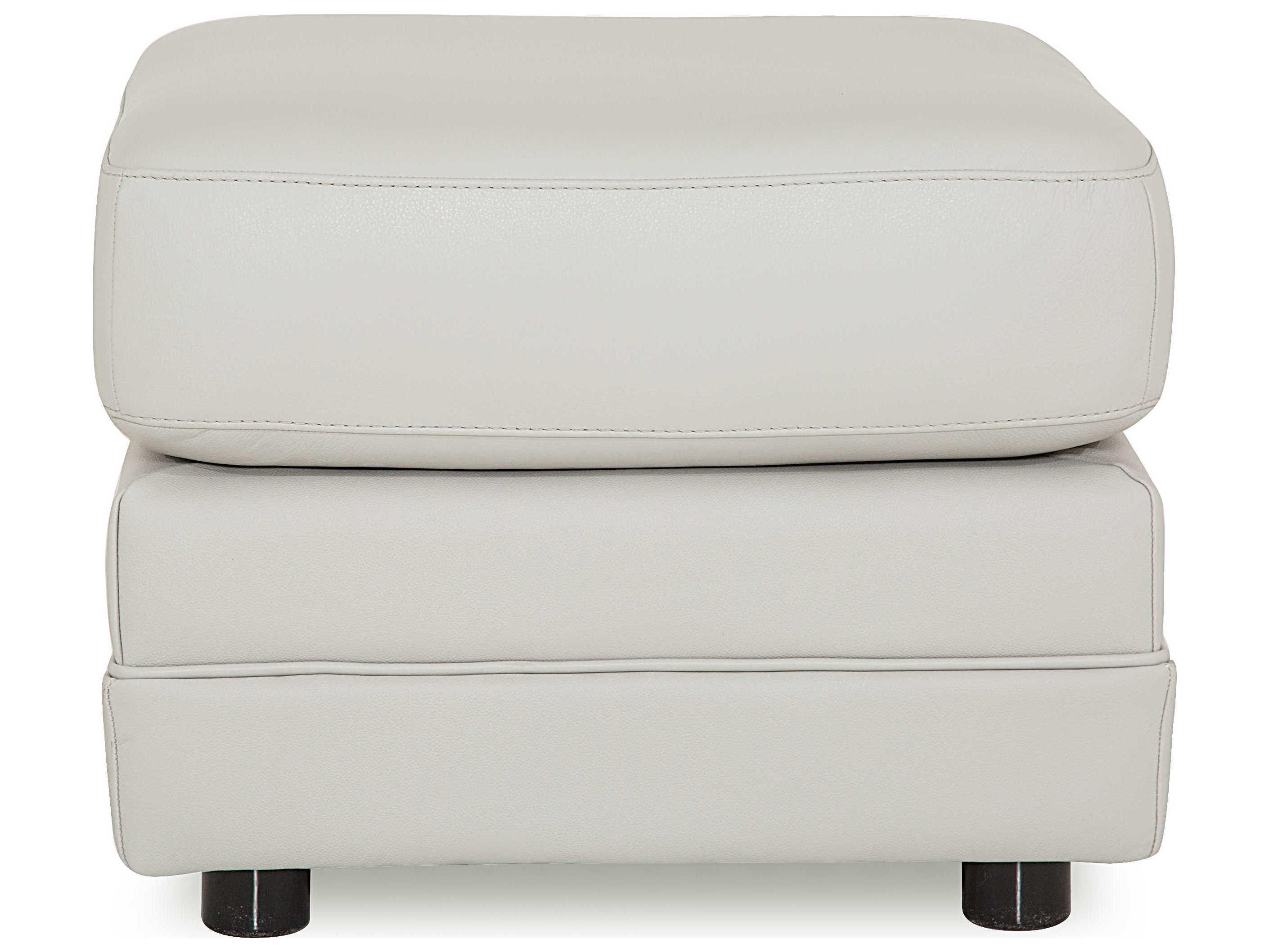 Palliser Corissa Rectangular Espresso Leather Upholstery Ottoman