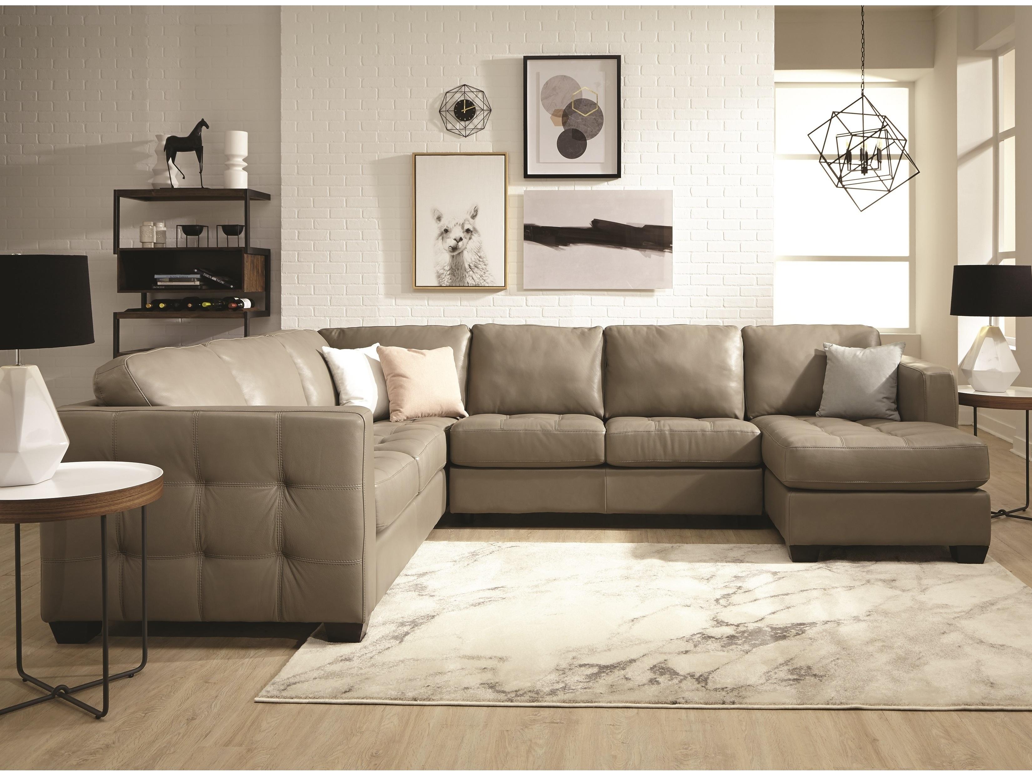 Palliser Barrett Leather Upholstery Sectional Sofa