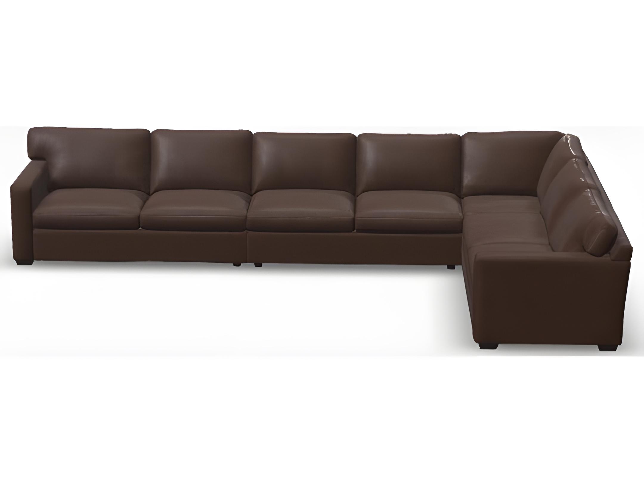 Palliser Madison Track Arm Leather Upholstery Upholstered Sectional Sofa