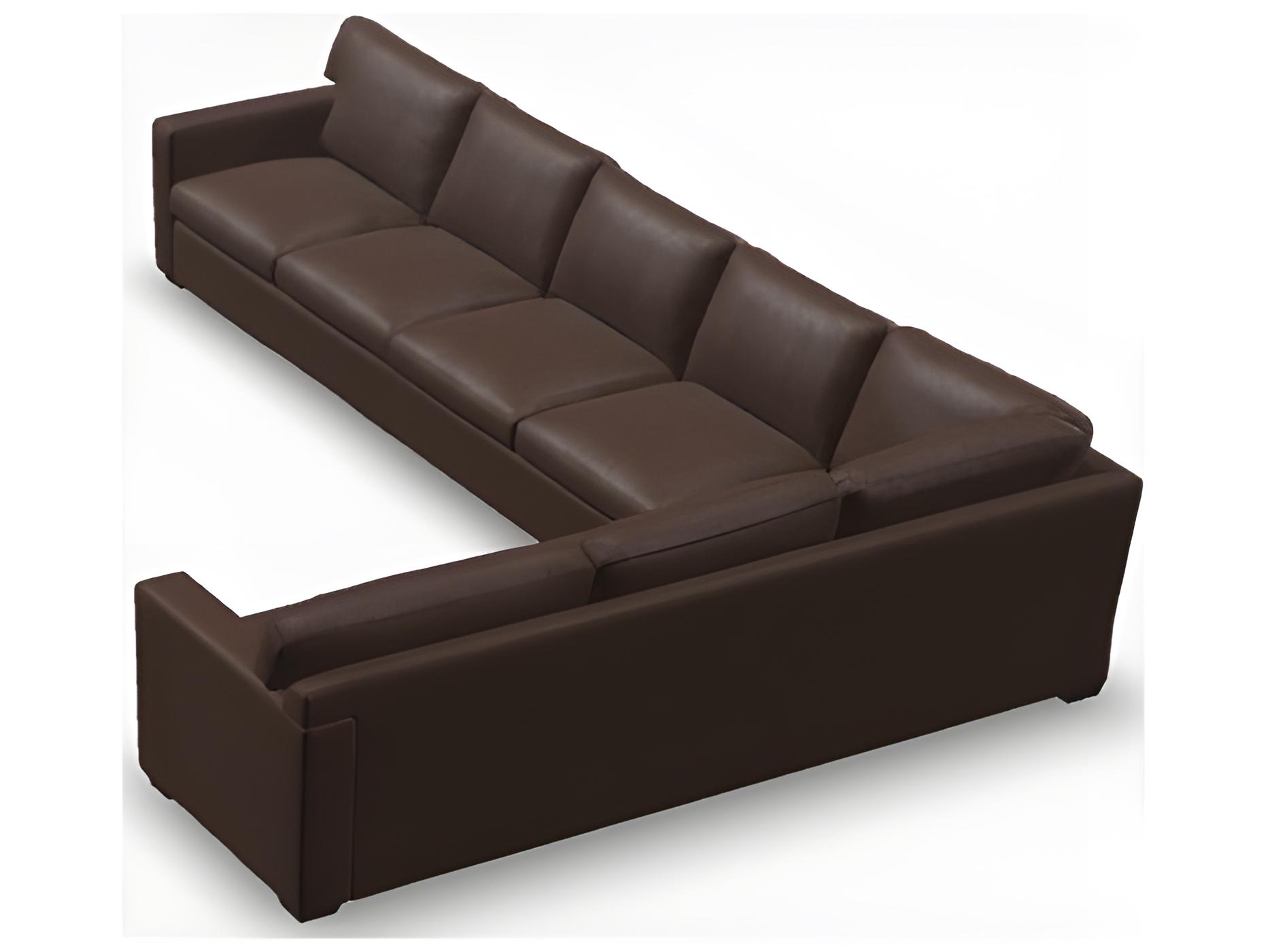 Palliser Madison Track Arm Leather Upholstery Upholstered Sectional Sofa