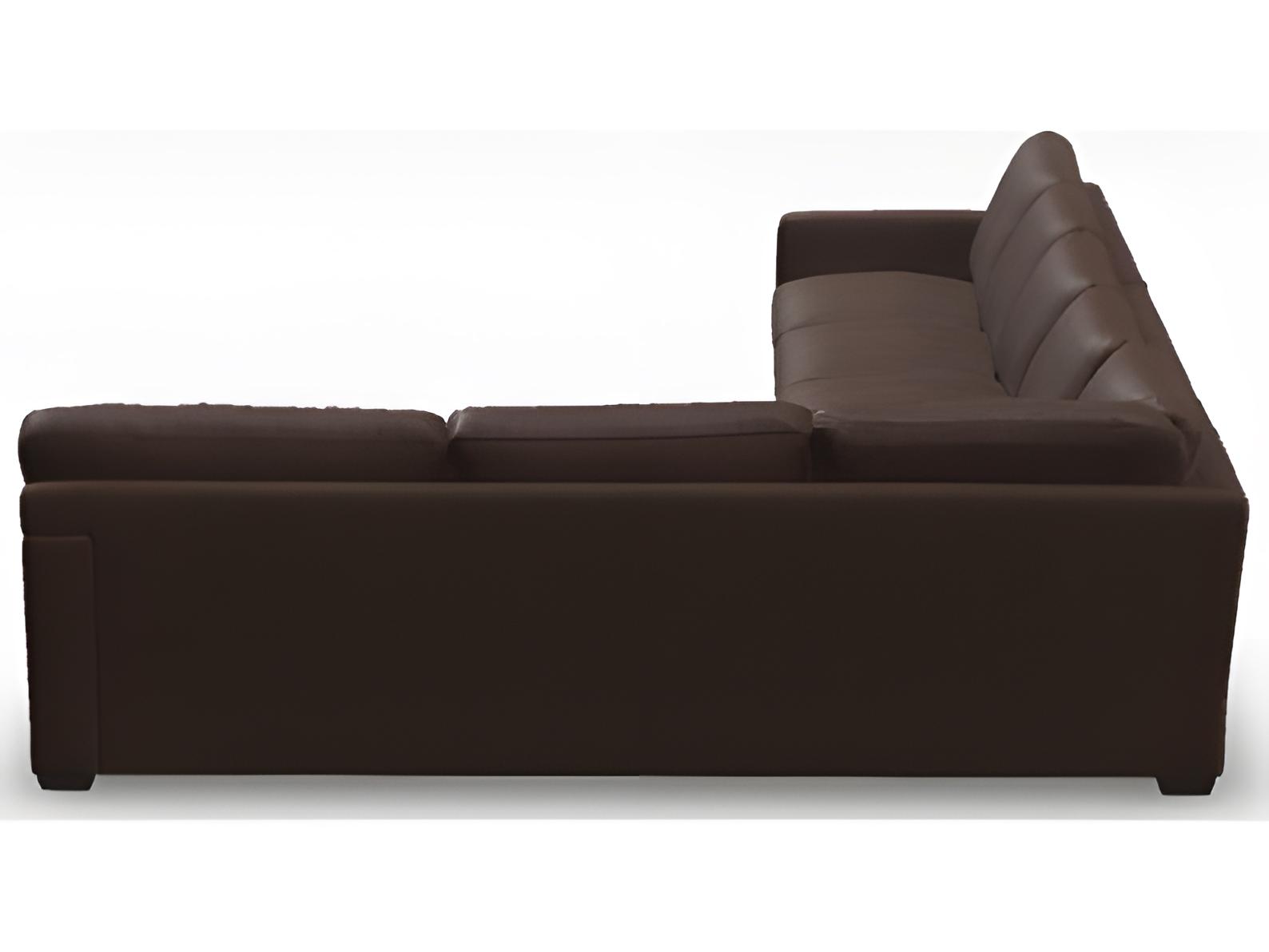 Palliser Madison Track Arm Leather Upholstery Upholstered Sectional Sofa