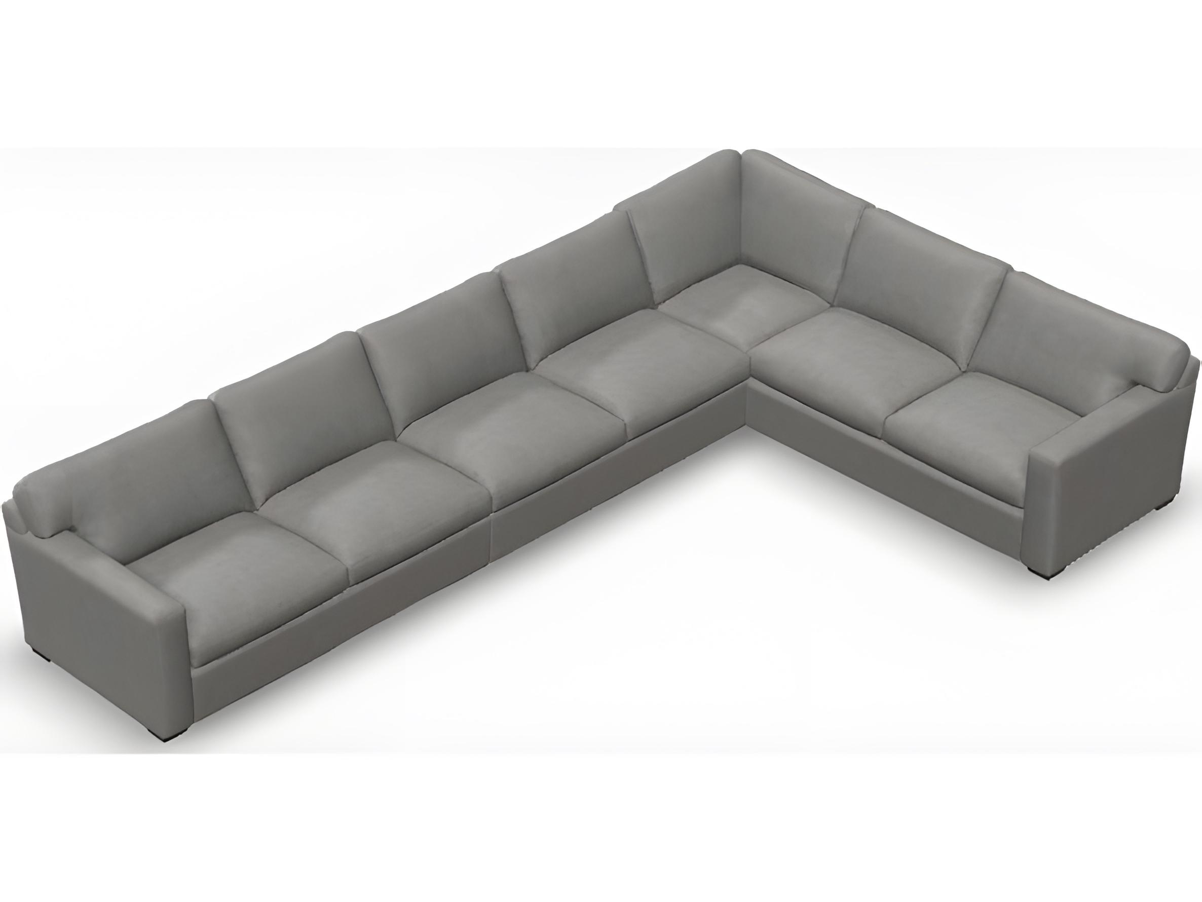 Palliser Madison Track Arm Leather Upholstery Upholstered Sectional Sofa