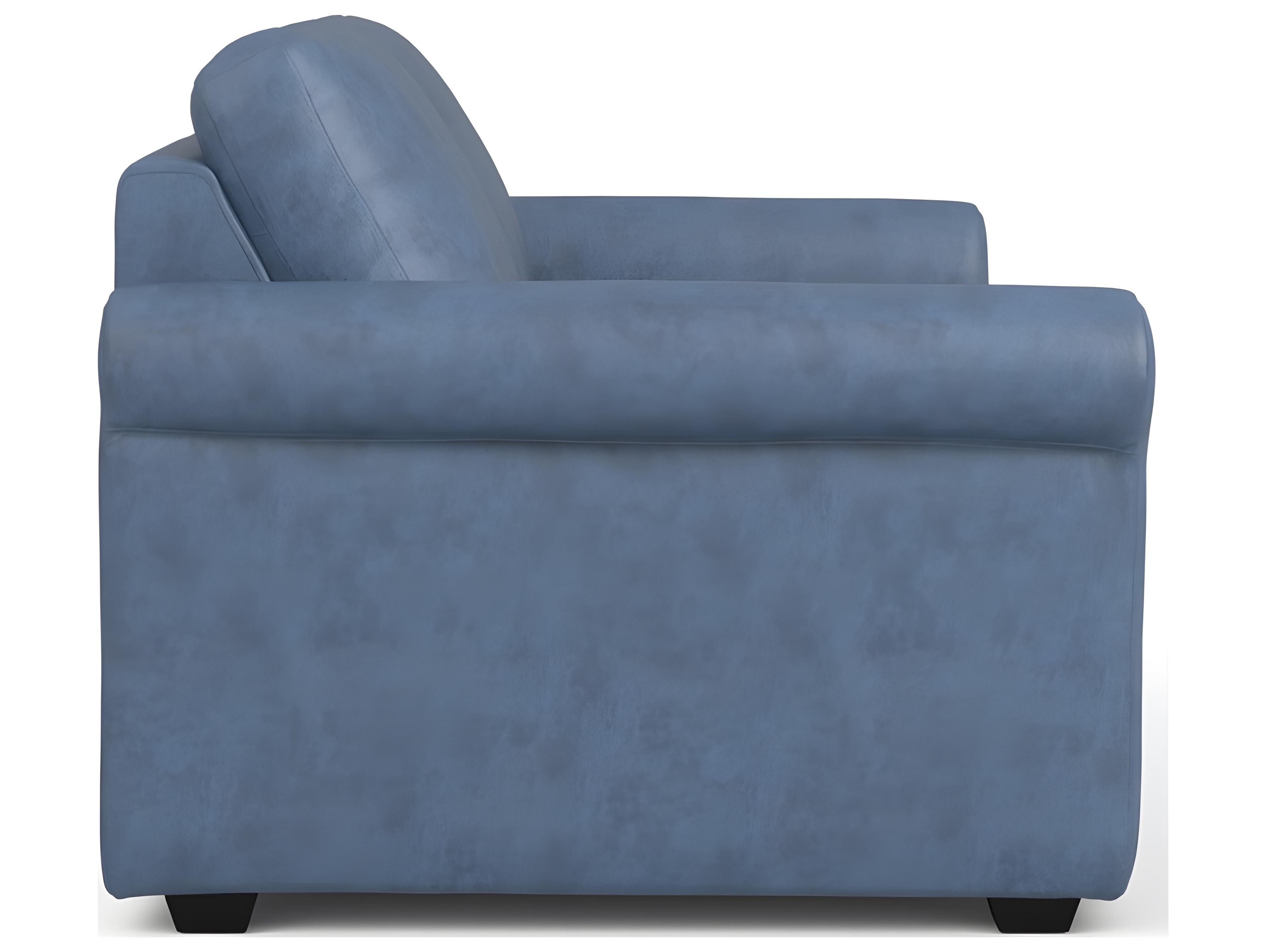 Palliser Madison Roll Arm Leather Upholstery Loveseat