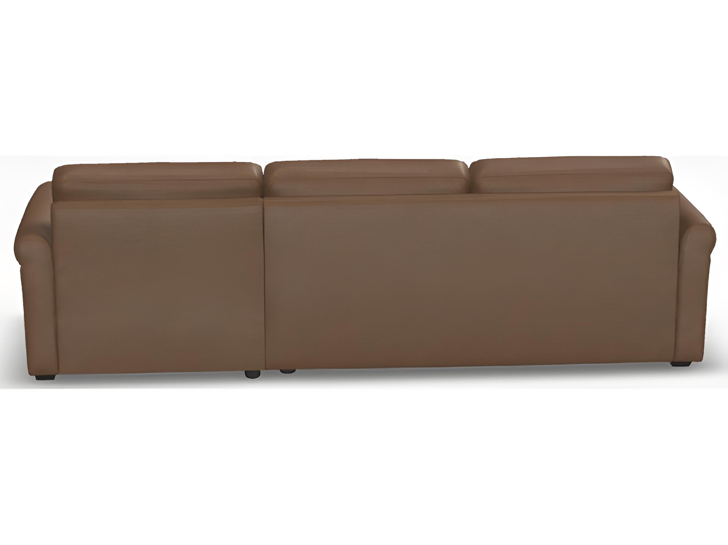 Palliser Madison Roll Arm Leather Upholstery Sectional Sofa
