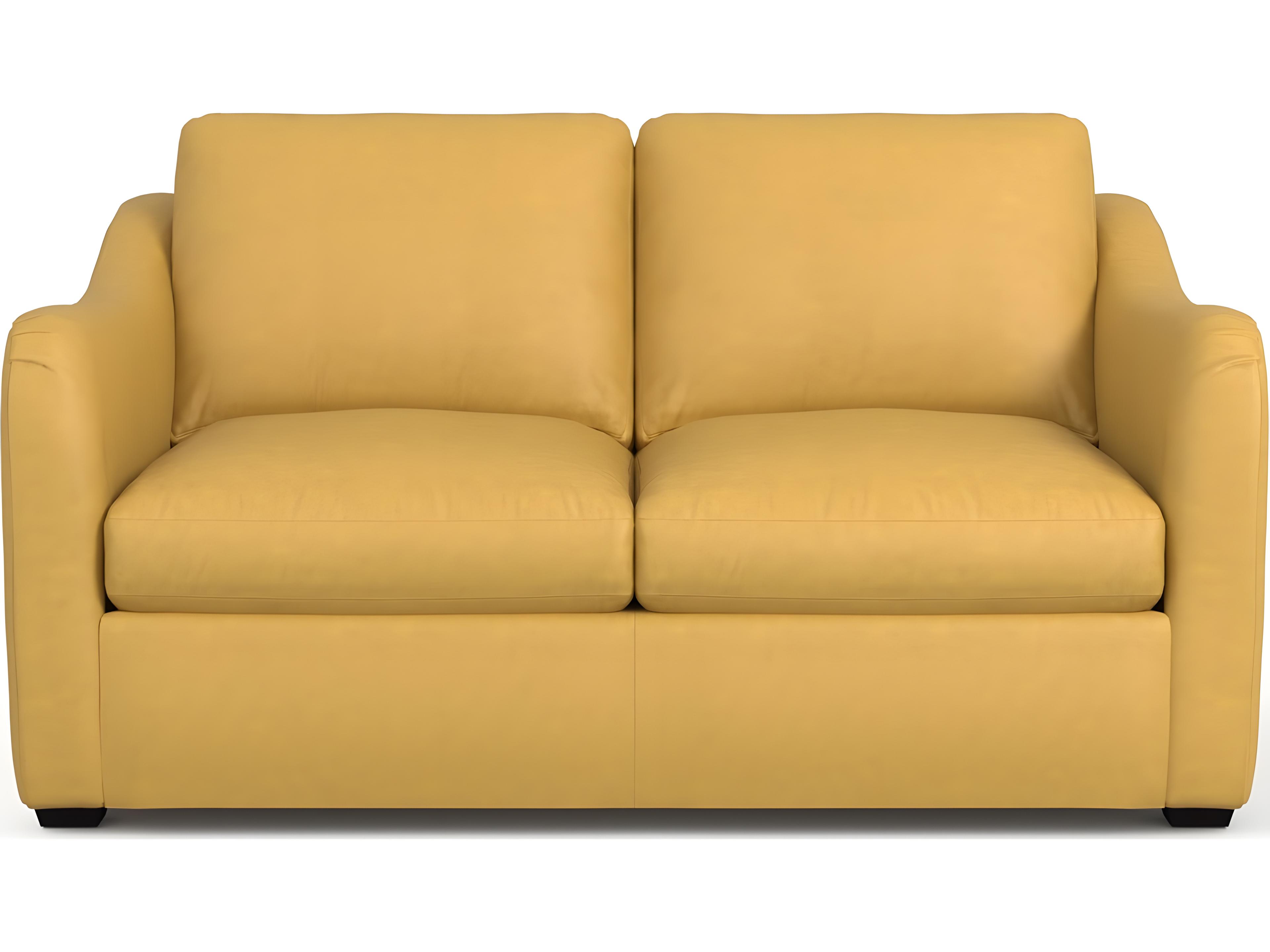 Palliser Madison Modern English Arm Leather Upholstery Loveseat