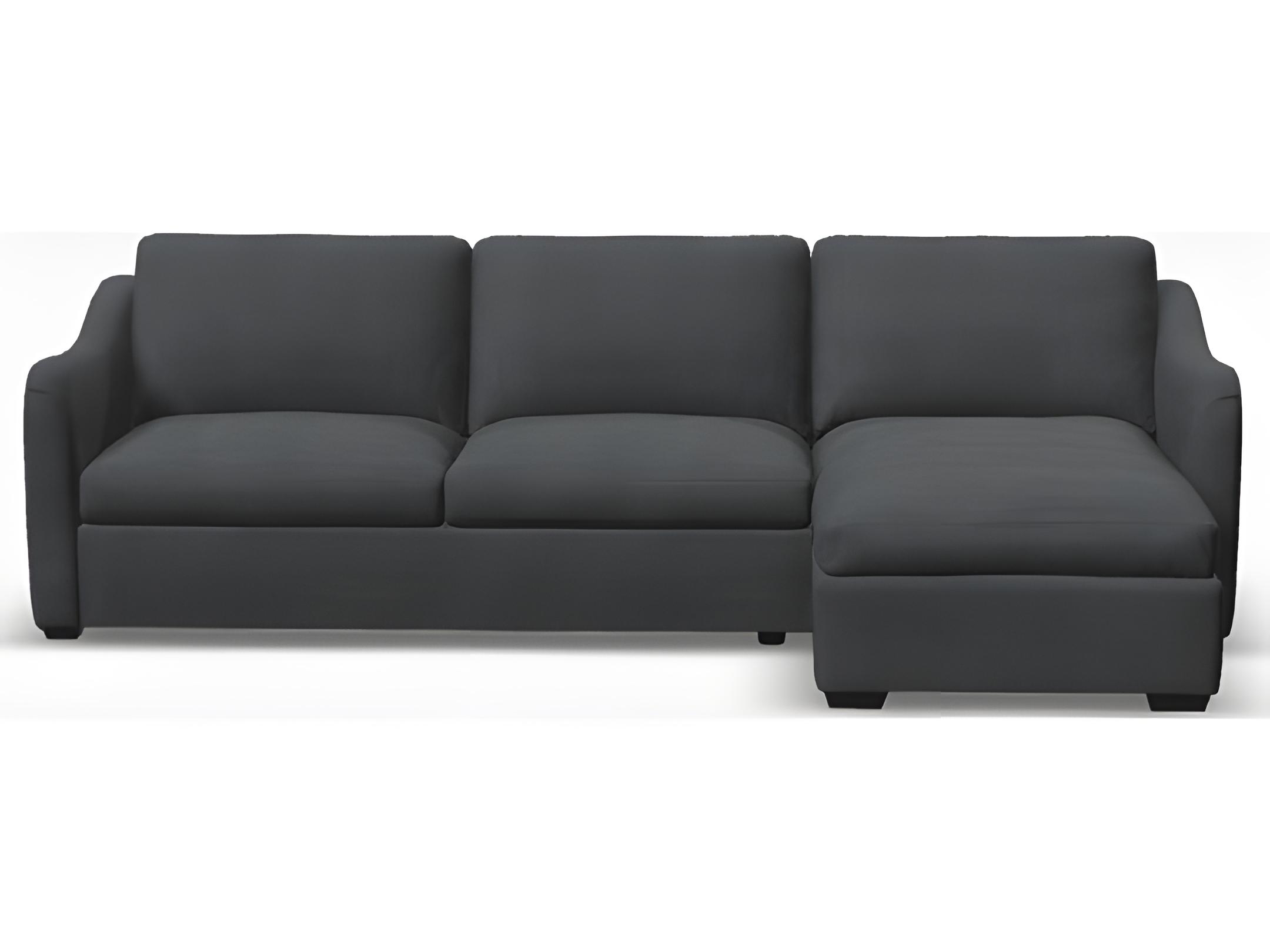 Palliser Madison Modern English Arm Leather Upholstery Upholstered Sectional Sofa