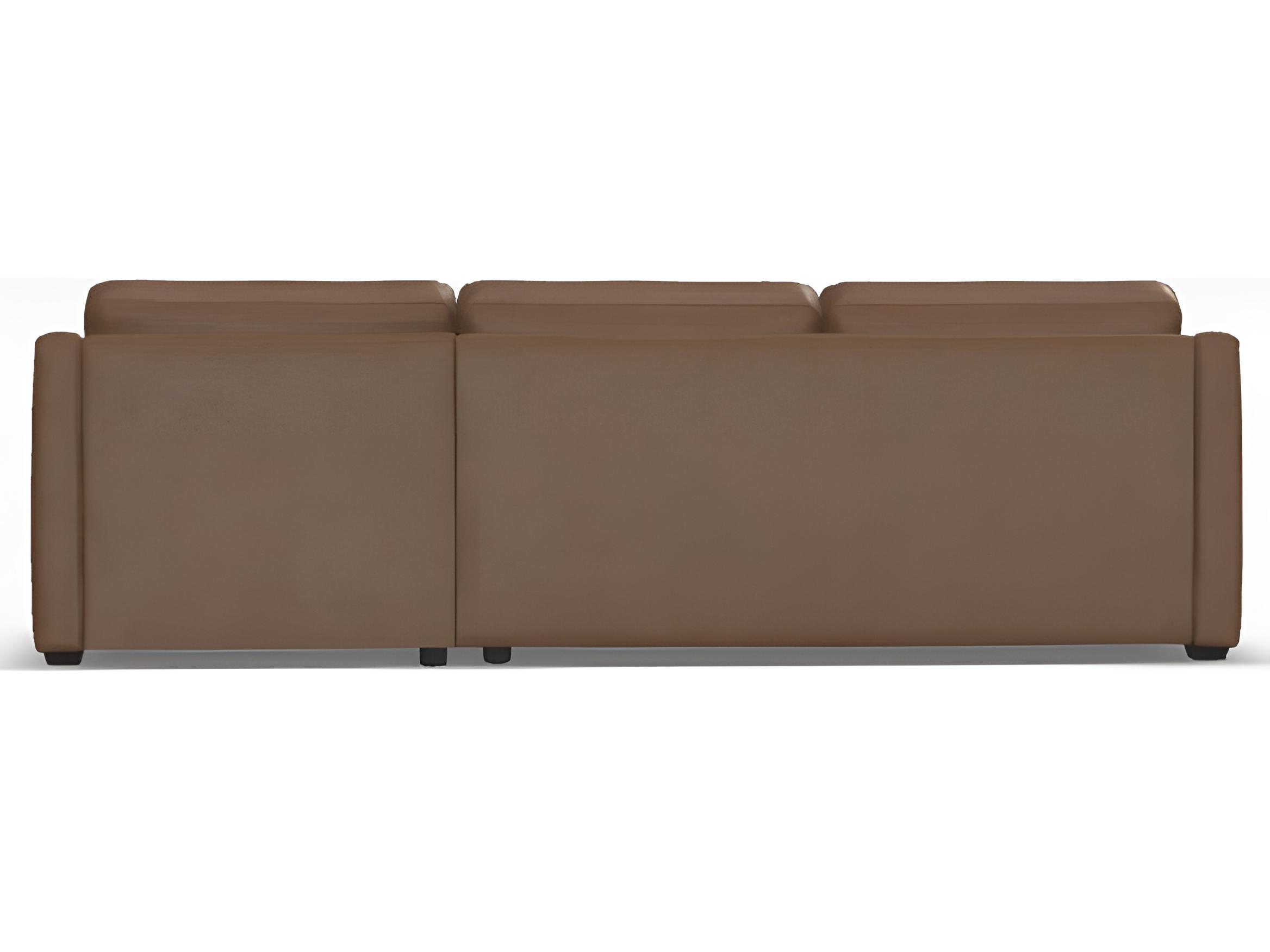 Palliser Madison Modern English Arm Leather Upholstery Upholstered Sectional Sofa