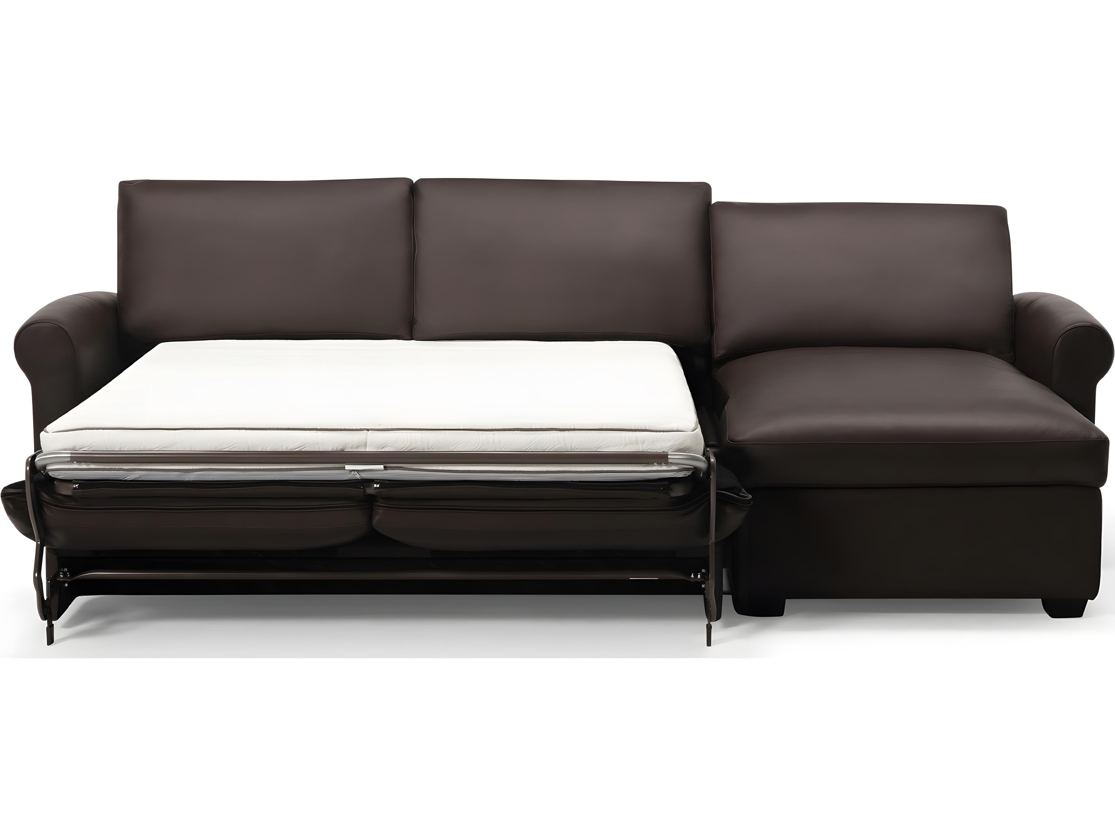 Palliser Madison Sleep Roll Arm Leather Upholstery Sectional Sofa