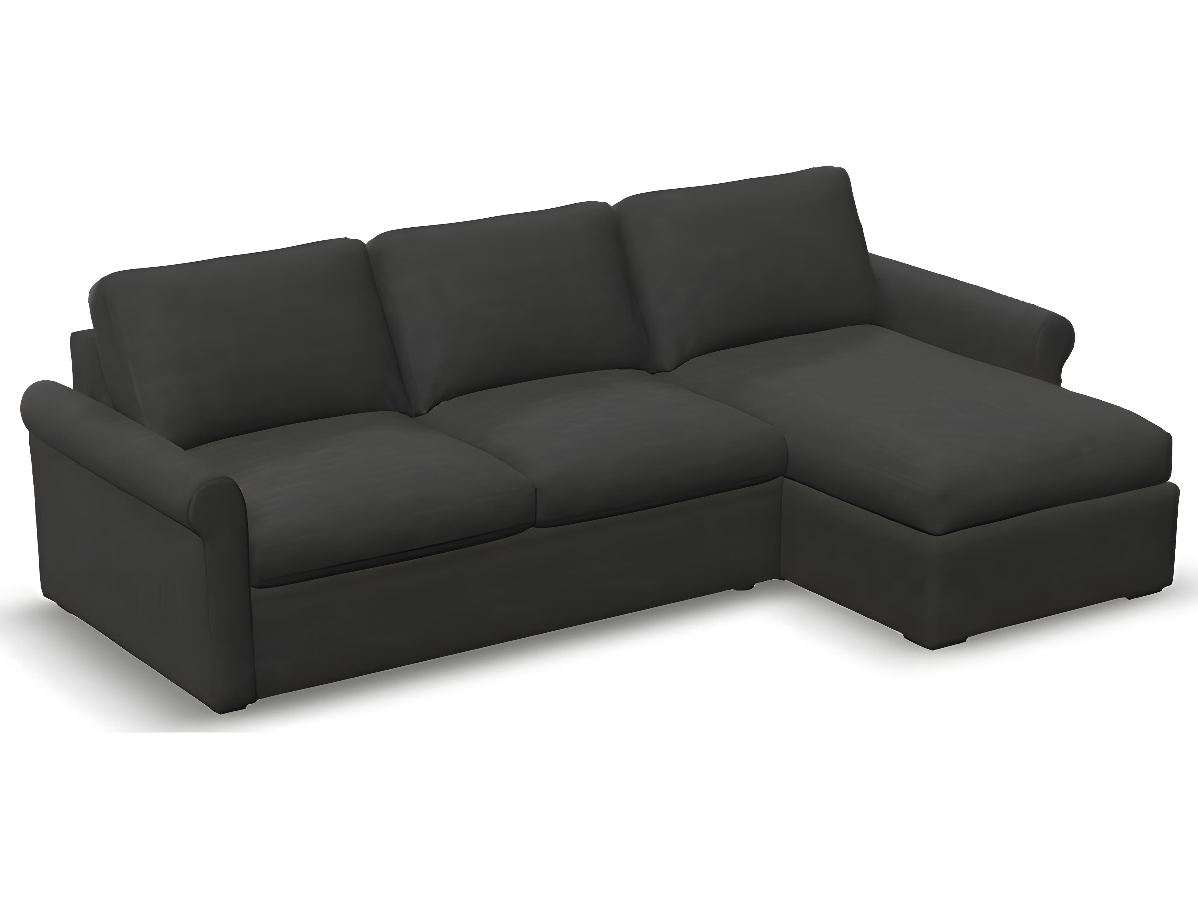 Palliser Madison Sleep Roll Arm Leather Upholstery Sectional Sofa