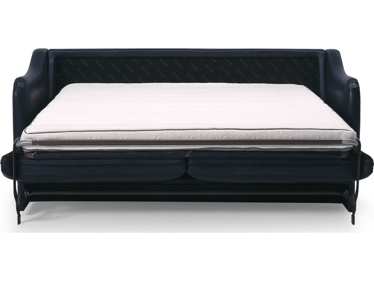 Palliser Madison Sleep Modern English Arm Leather Upholstery Double Sofabed