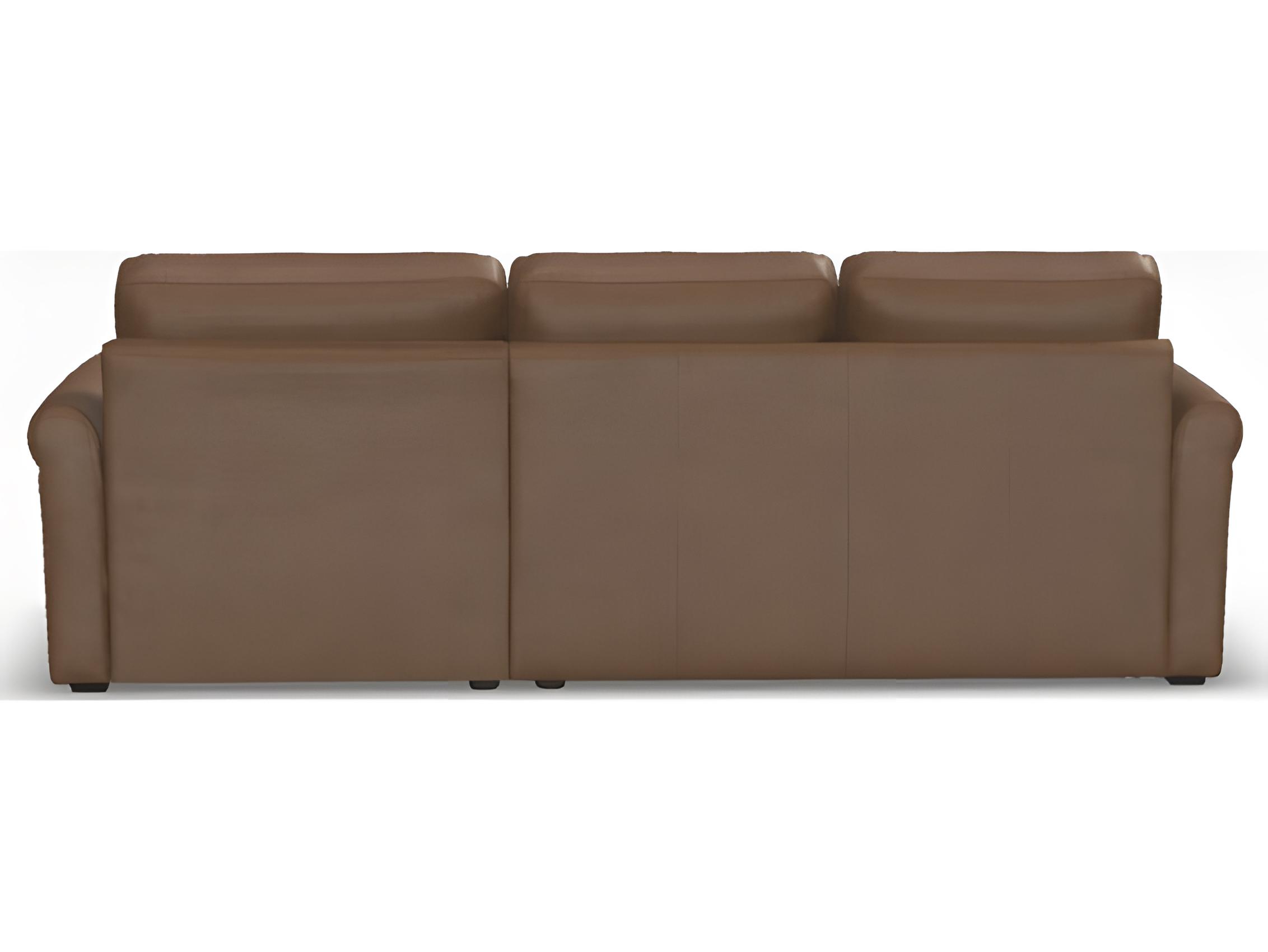 Palliser Madison Sleep Modern English Arm Leather Upholstery Sectional Sofa