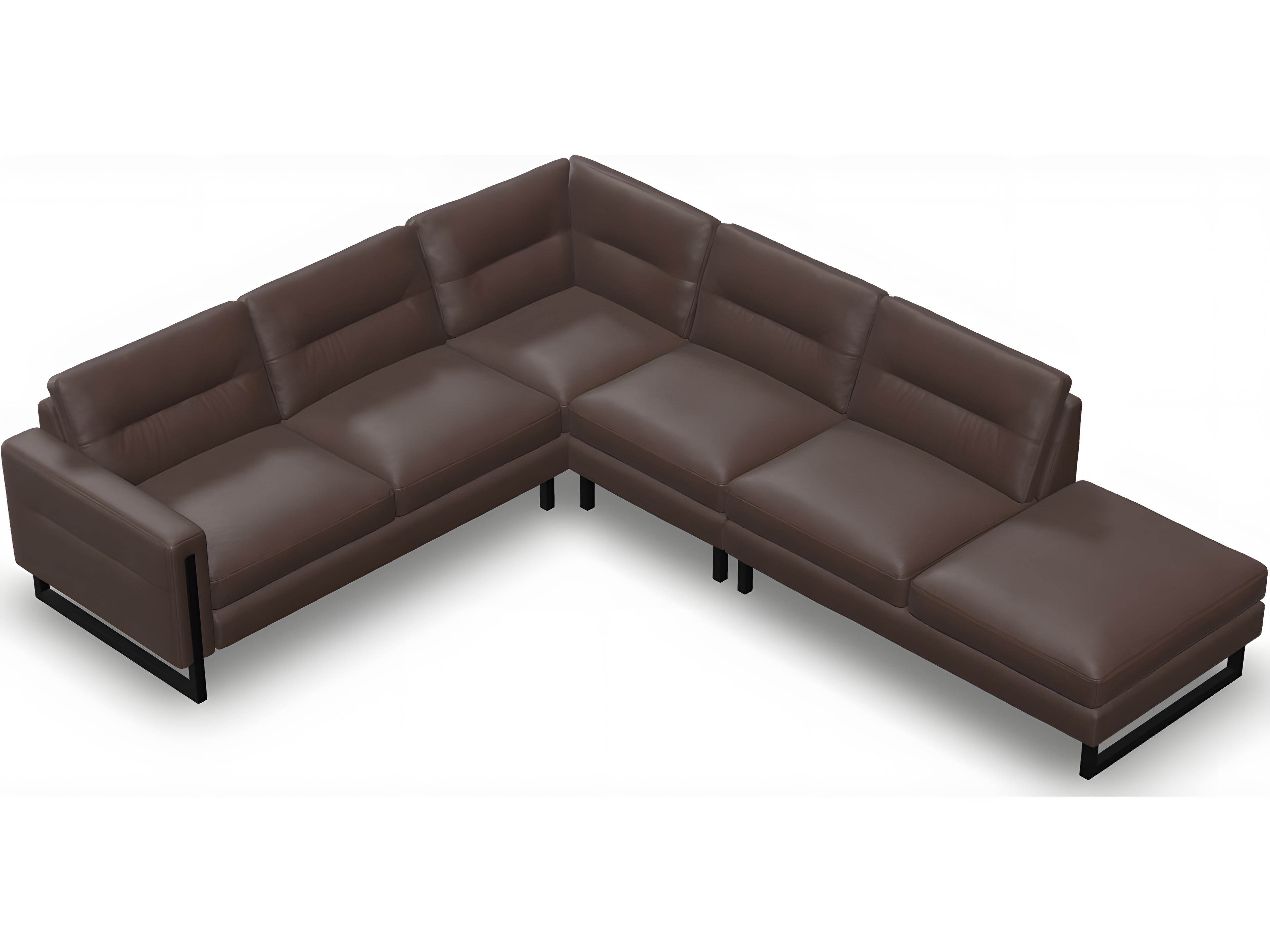 Palliser Brookes Leather Upholstery Sectional Sofa